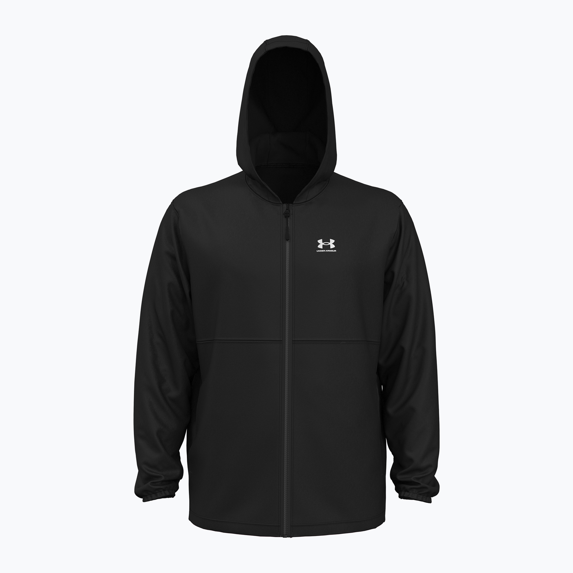 Kurtka treningowa męska Under Armour Vibe Woven Windbreaker black/white | WYSYŁKA W 24H | 30 DNI NA ZWROT