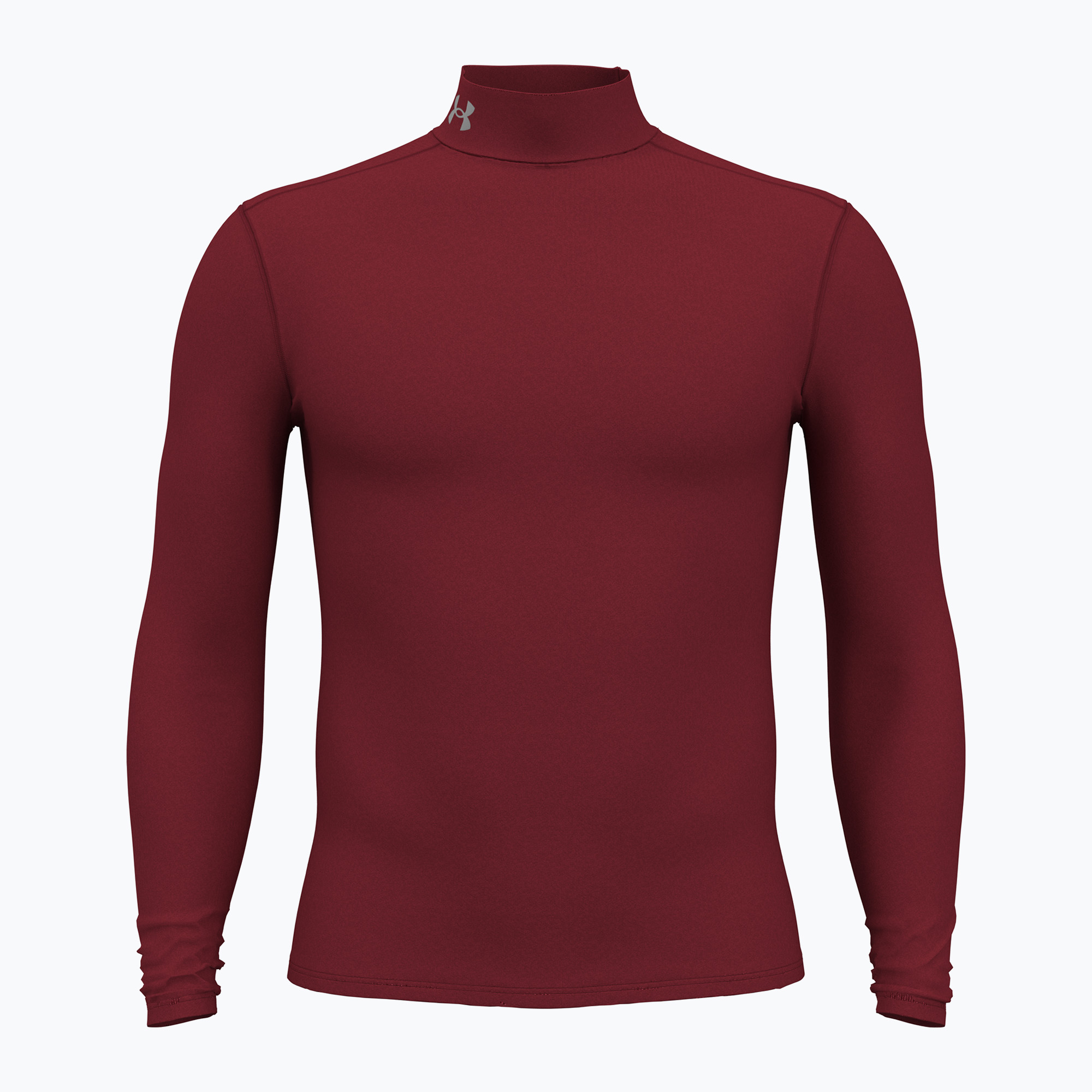 Longsleeve męski Under Armour Elite Mock CG cardinal/metallic silver | WYSYŁKA W 24H | 30 DNI NA ZWROT