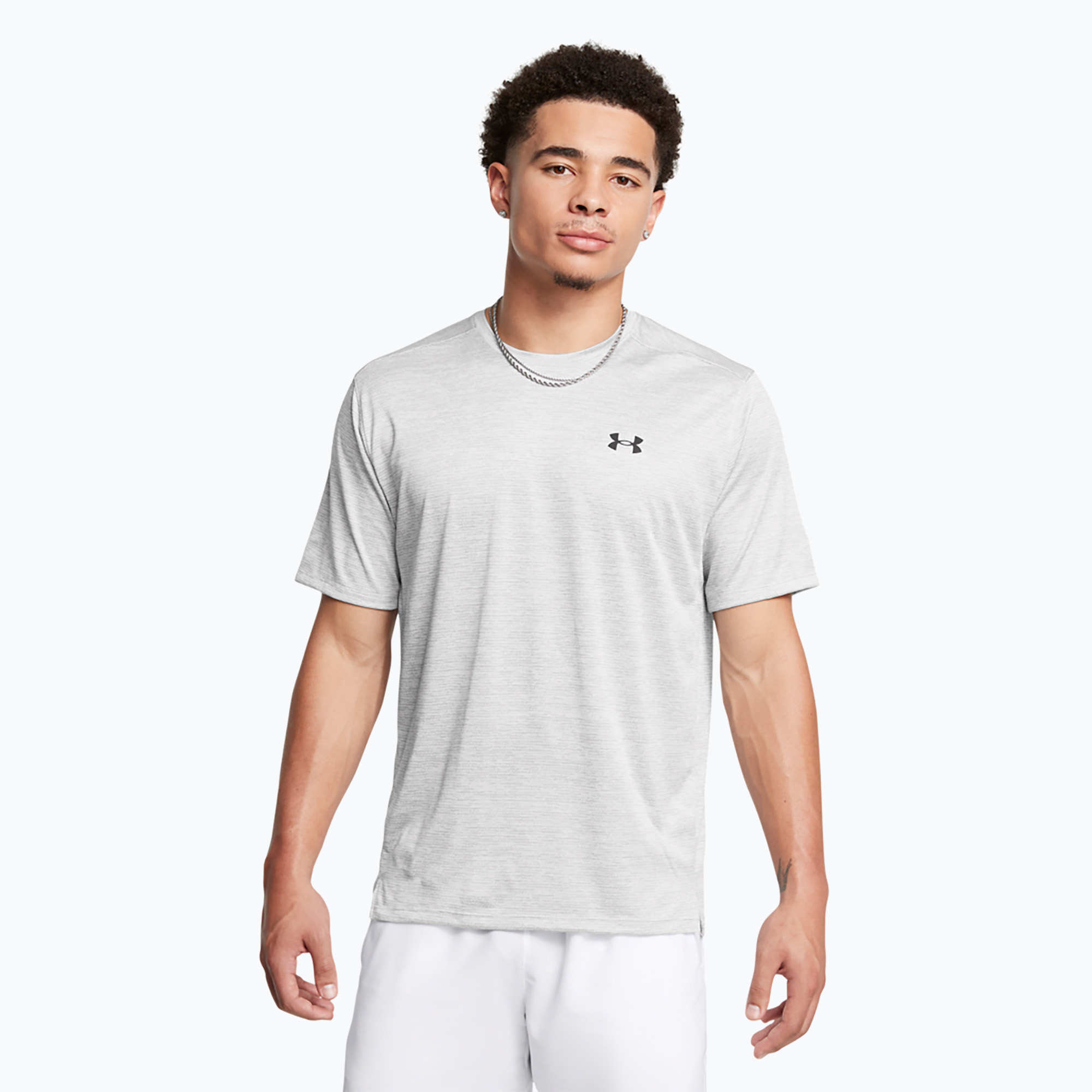 Koszulka treningowa męska Under Armour Tech Vent distant grey/black | WYSYŁKA W 24H | 30 DNI NA ZWROT