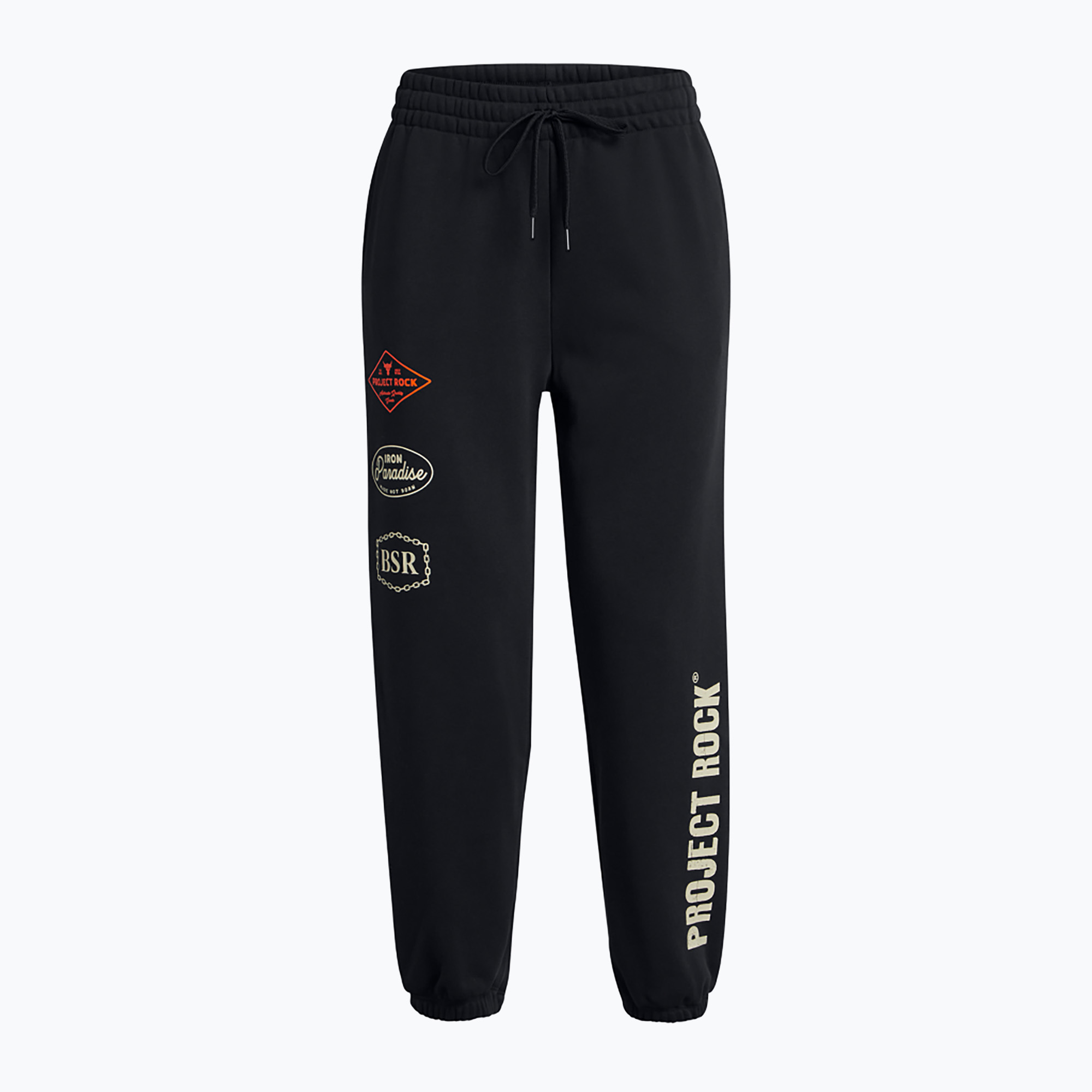 Spodnie treningowe damskie Under Armour Project Rock HWT Pnt black / silt | WYSYŁKA W 24H | 30 DNI NA ZWROT