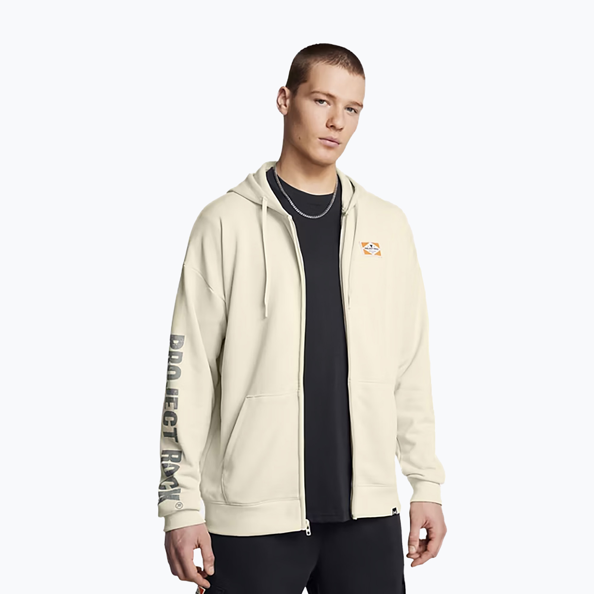 Bluza męska Under Armour Project Rock HWT Full Zip silt/clay green | WYSYŁKA W 24H | 30 DNI NA ZWROT