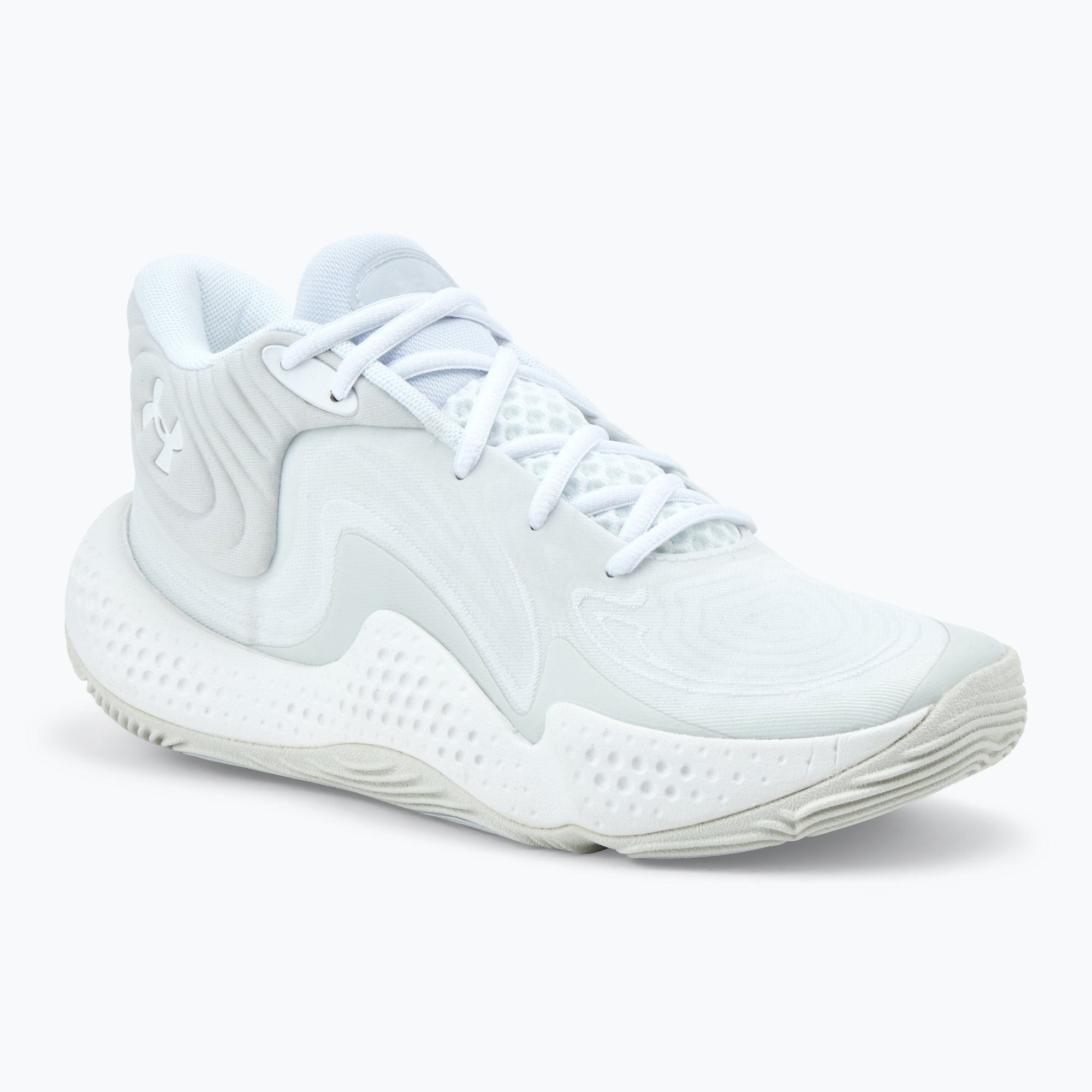 Buty do koszykówki Under Armour Spawn 6 white/distant gray/white clay | WYSYŁKA W 24H | 30 DNI NA ZWROT