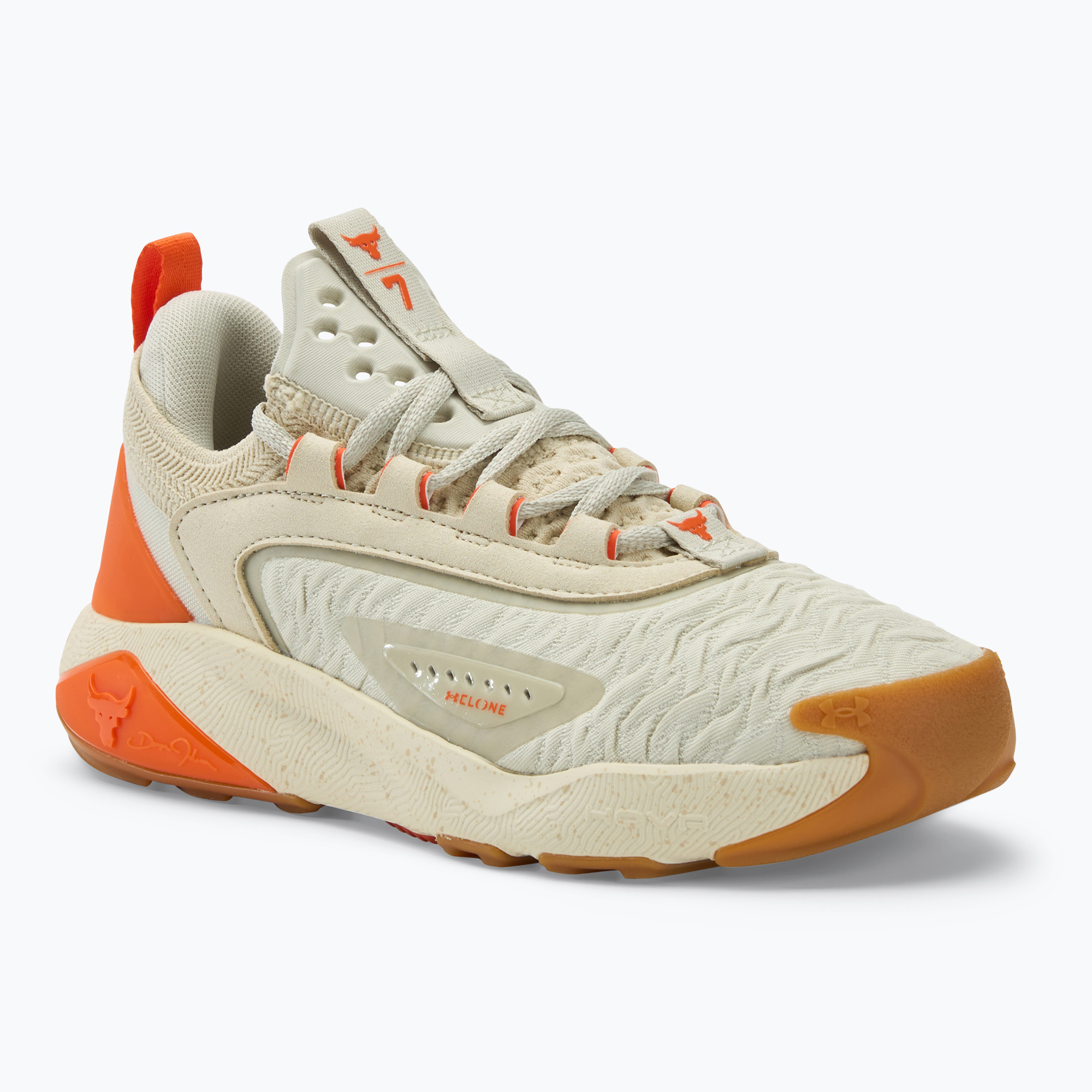 Buty treningowe damskie Under Armour Project Rock 7 silt/silt/team orange | WYSYŁKA W 24H | 30 DNI NA ZWROT