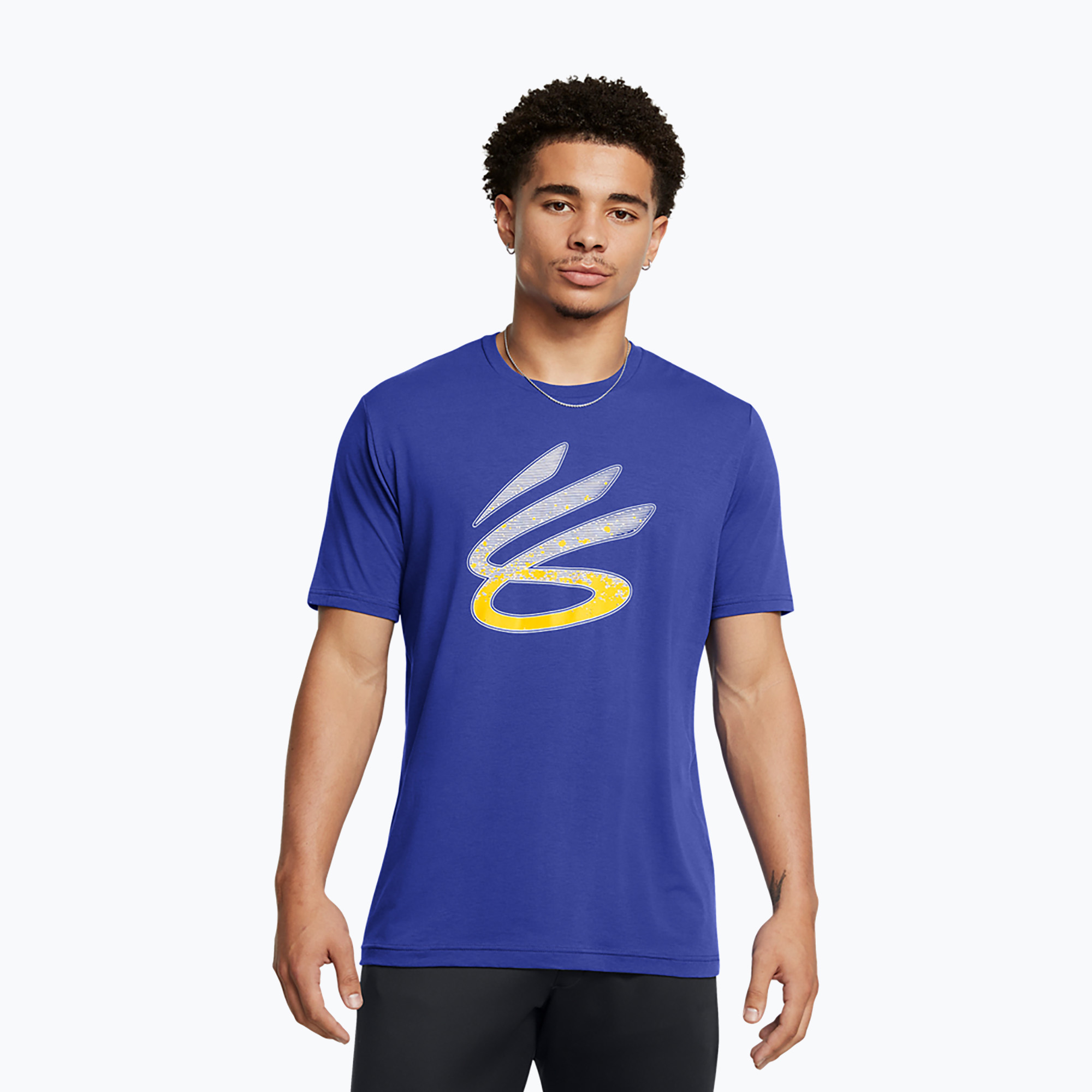 Koszulka męska Under Armour Curry Logo Trend royal/white/taxi | WYSYŁKA W 24H | 30 DNI NA ZWROT