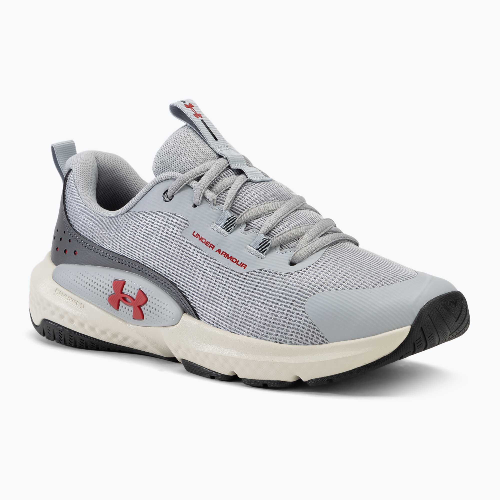 Buty treningowe męskie Under Armour Dynamic Select mod gray/castlerock/inferno red | WYSYŁKA W 24H | 30 DNI NA ZWROT