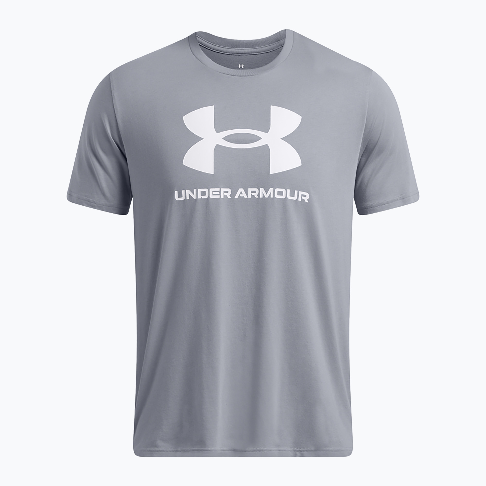 Koszulka męska Under Armour Sportstyle Logo Update steel/white | WYSYŁKA W 24H | 30 DNI NA ZWROT