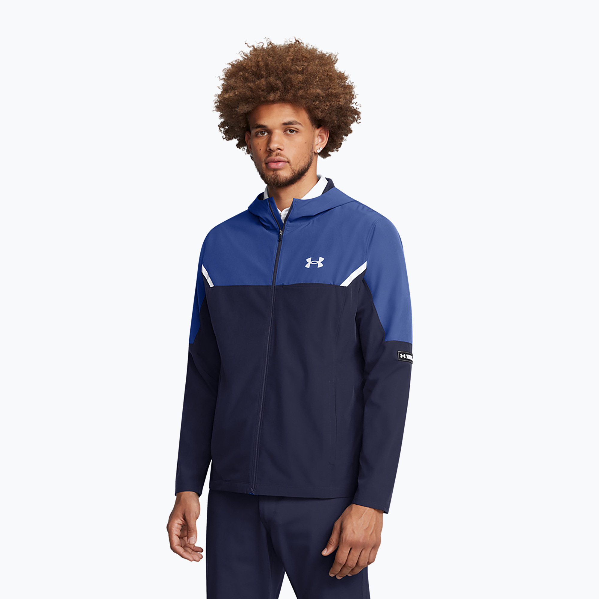 Kurtka treningowa męska Under Armour Vanish Woven Utility midnight navy/tech blue/reflective | WYSYŁKA W 24H | 30 DNI NA ZWROT