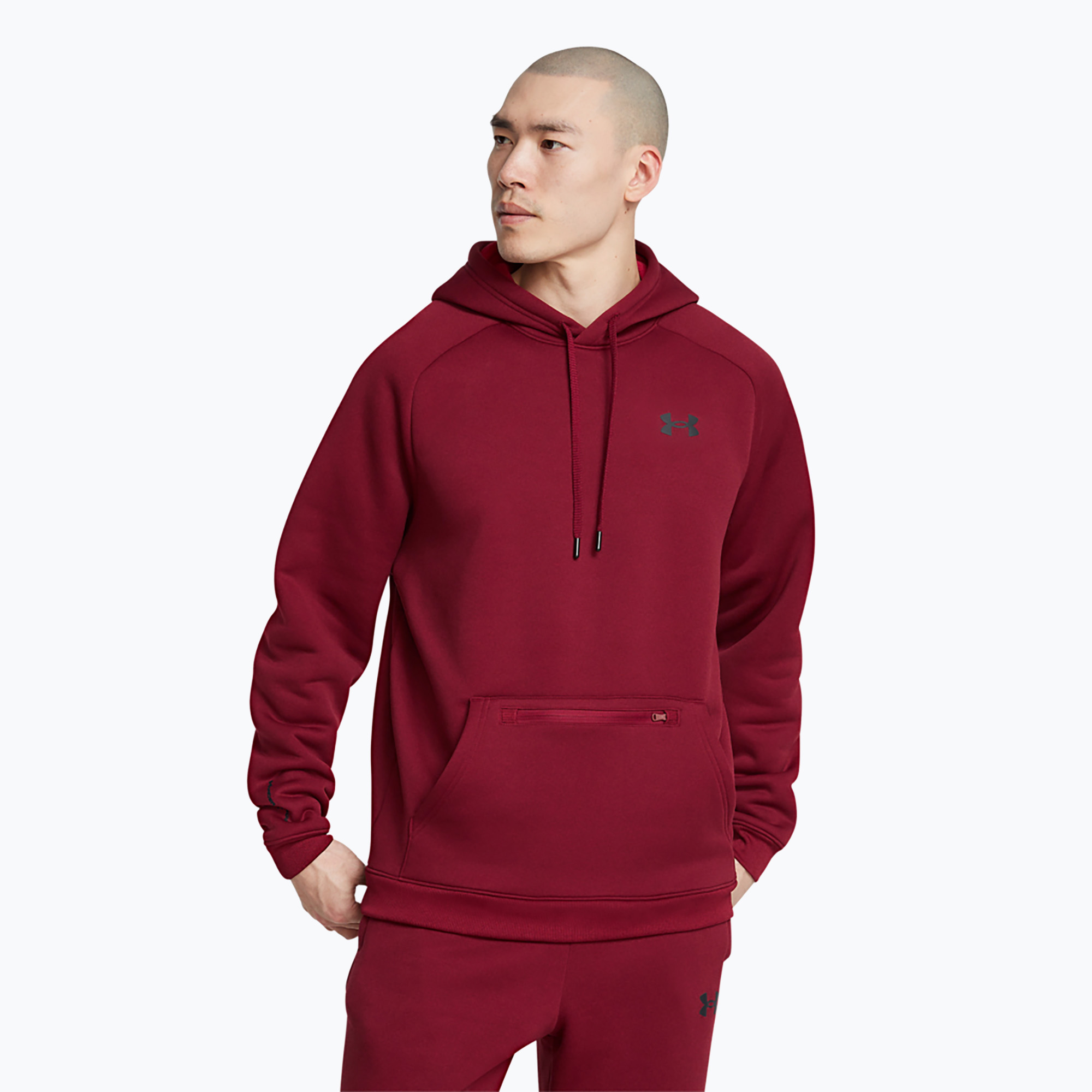 Bluza męska Under Armour Fleece Pro Kangra HD cardinal/black | WYSYŁKA W 24H | 30 DNI NA ZWROT