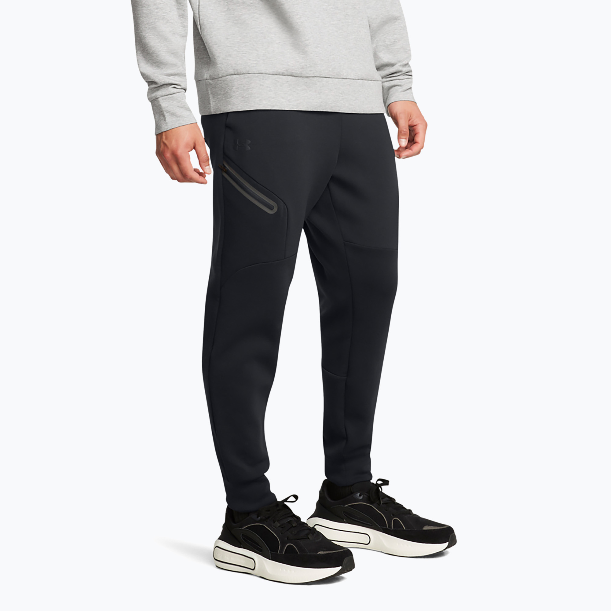 Spodnie męskie Under Armour Unstoppable Fleece black/black | WYSYŁKA W 24H | 30 DNI NA ZWROT