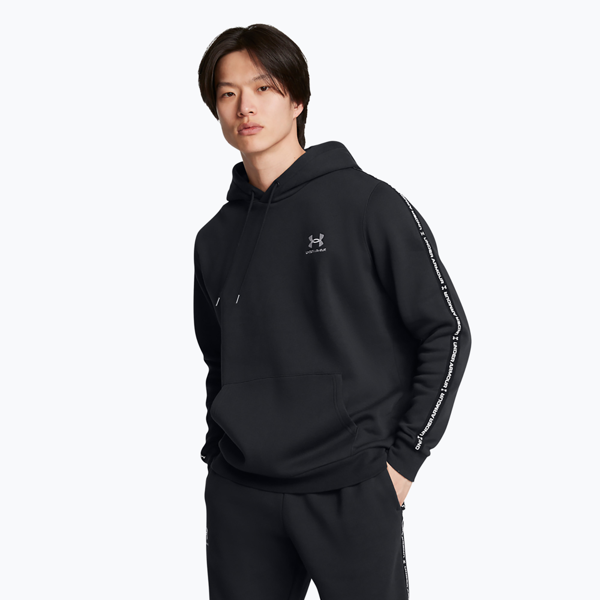 Bluza męska Under Armour Icon Fleece HD black/white | WYSYŁKA W 24H | 30 DNI NA ZWROT