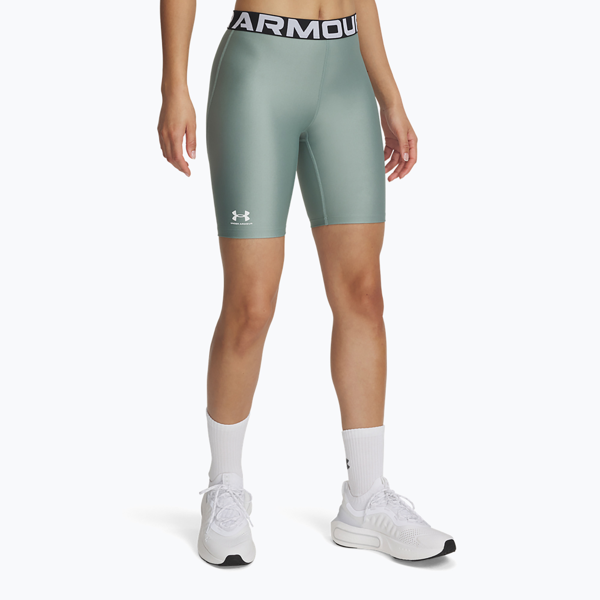 Spodenki damskie Under Armour HG Authentics 8in silica green / white | WYSYŁKA W 24H | 30 DNI NA ZWROT