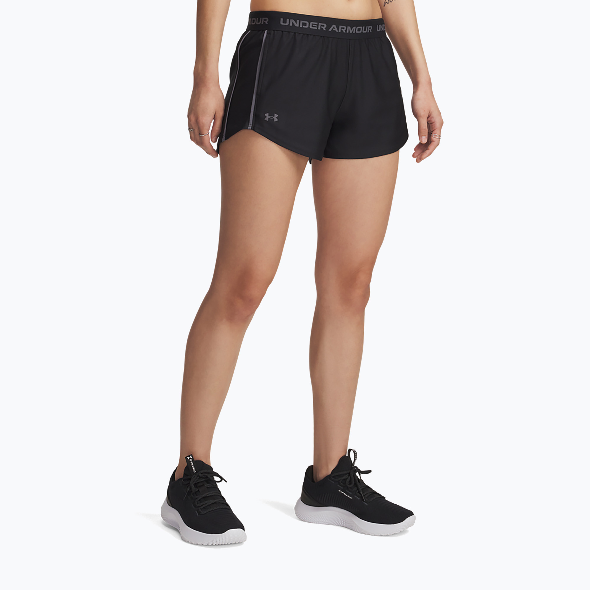 Spodenki damskie Under Armour Tech Play Up black/castlerock | WYSYŁKA W 24H | 30 DNI NA ZWROT