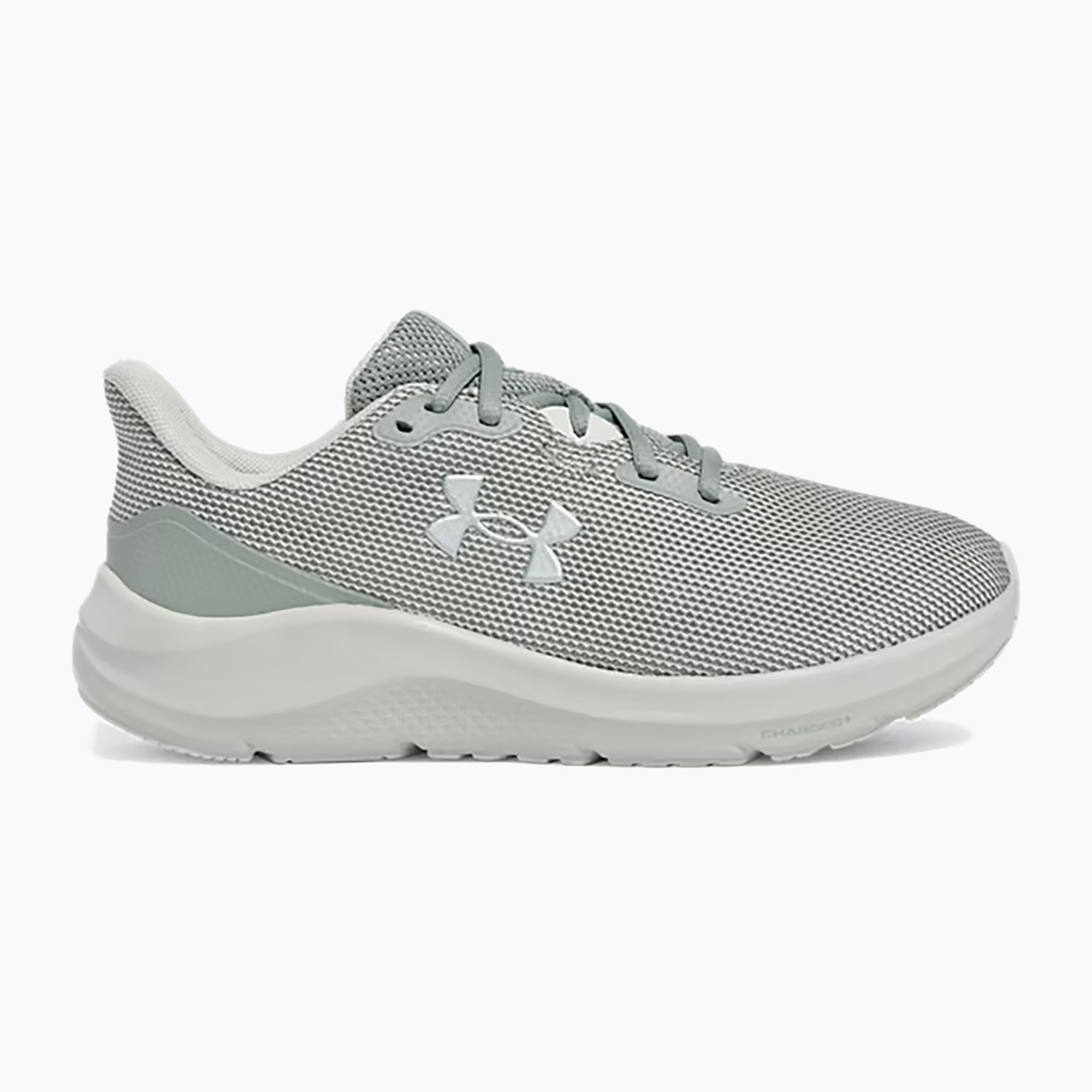 Buty do biegania damskie Under Armour Charged Pursuit 4 silica green/silica green/metallic silica 