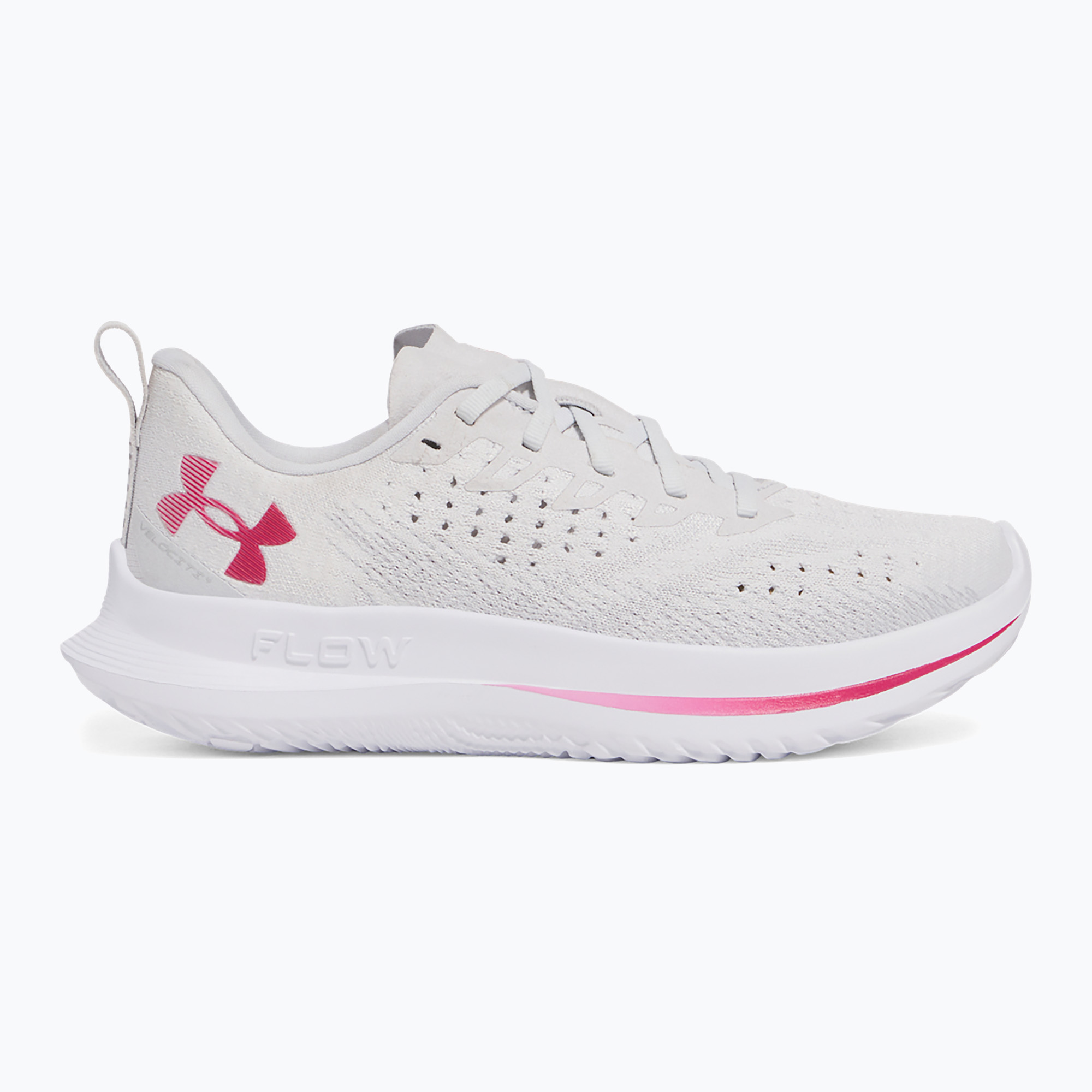 Buty do biegania damskie Under Armour Velociti 4 SE halo gray/mod gray/shaded fuchsia 