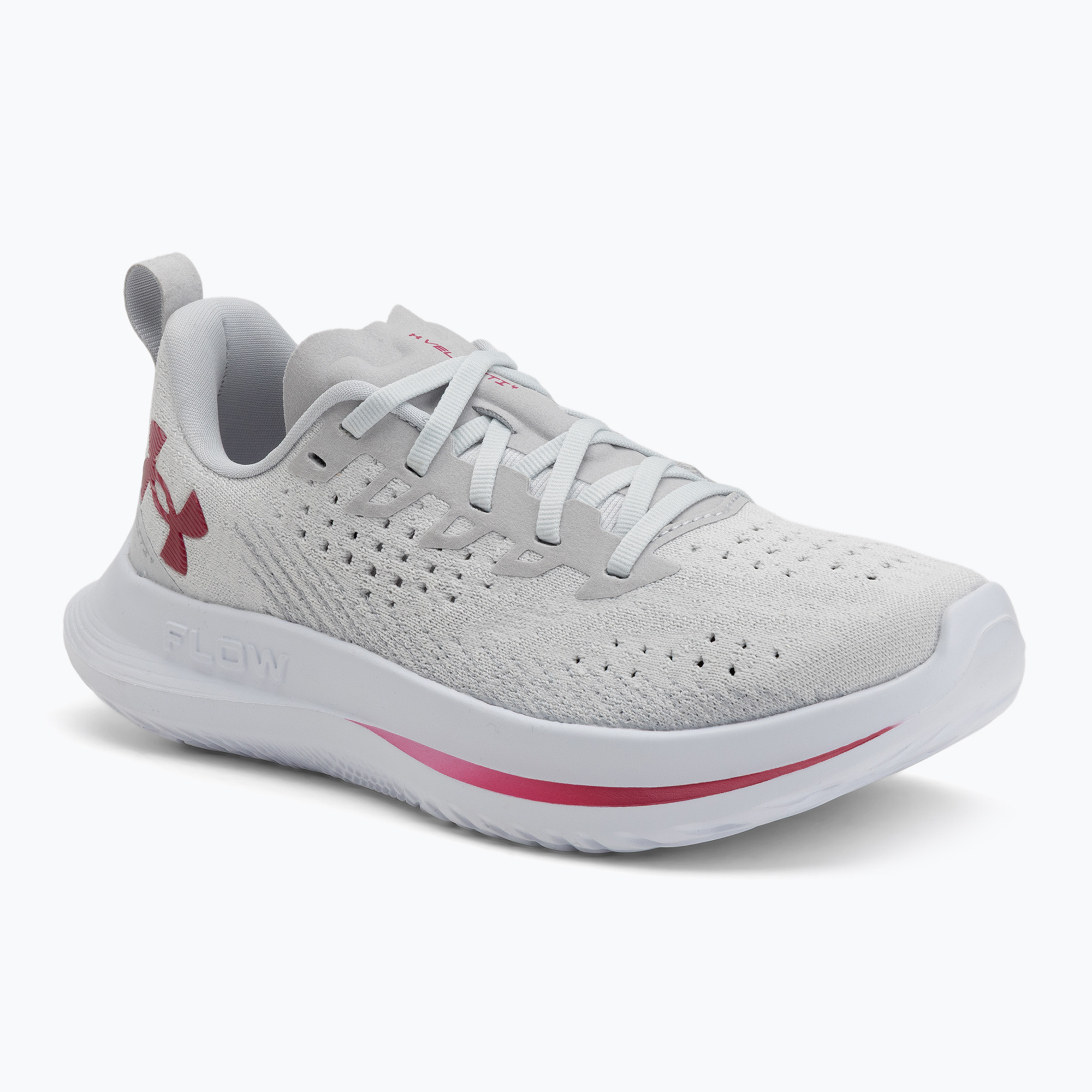 Buty do biegania damskie Under Armour Velociti 4 SE halo gray/mod gray/shaded fuchsia 
