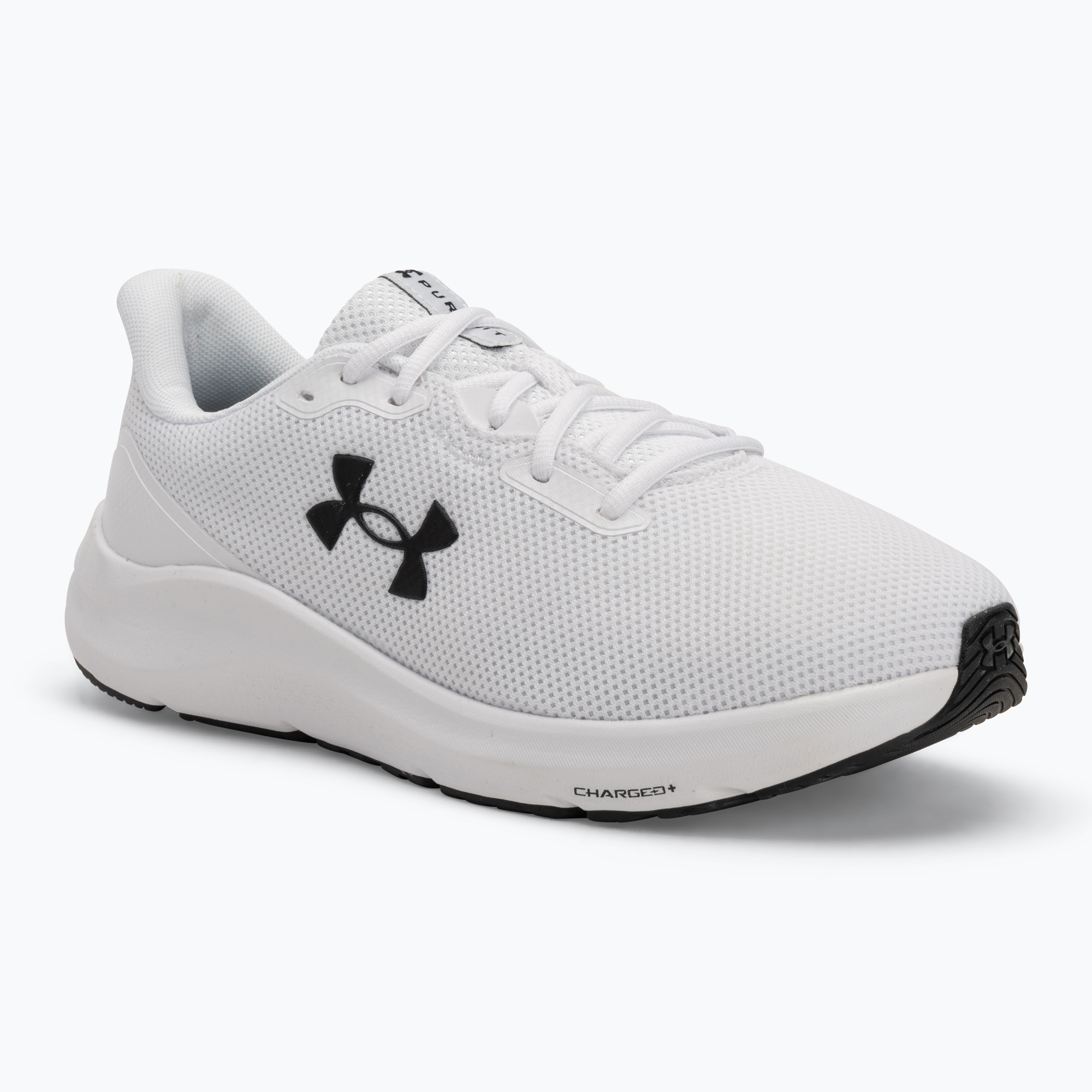 Buty do biegania męskie Under Armour Charged Pursuit 4 white/white/black 