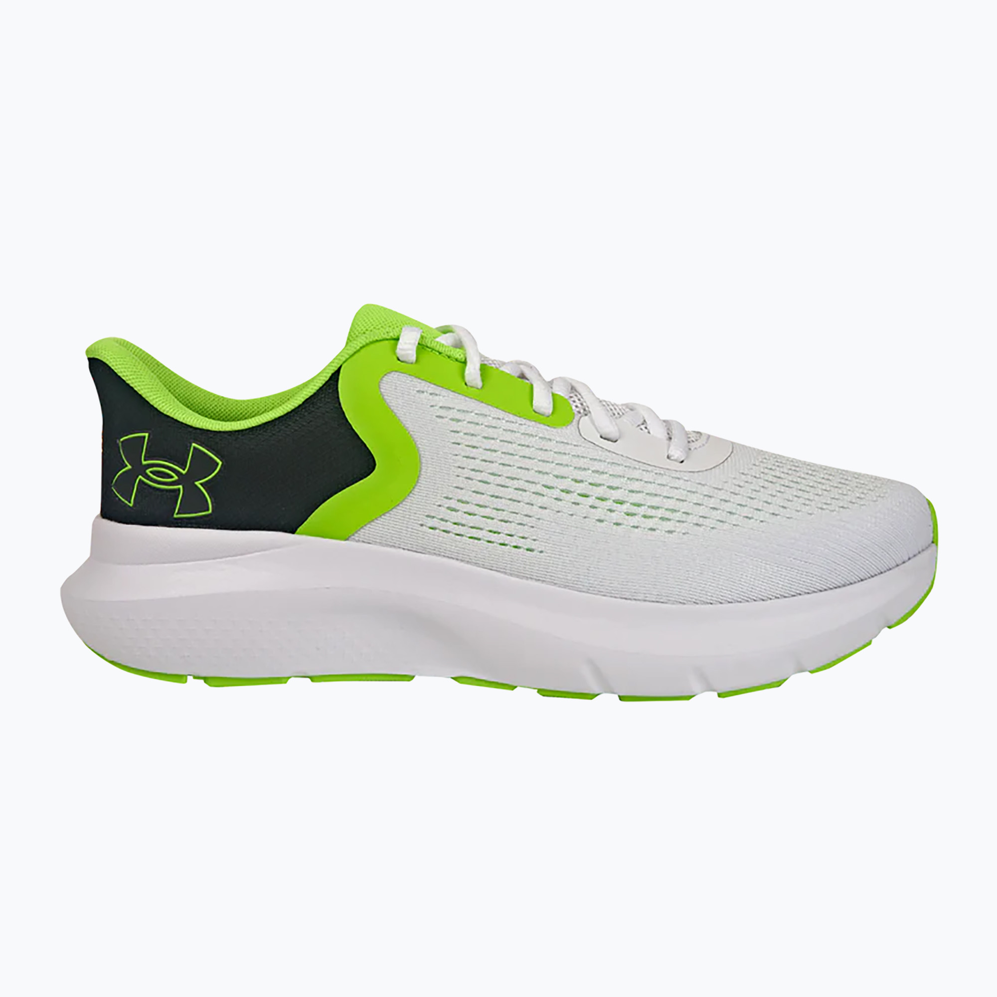 Buty do biegania męskie Under Armour Charged Rogue 5 white/black/hyper green | WYSYŁKA W 24H | 30 DNI NA ZWROT