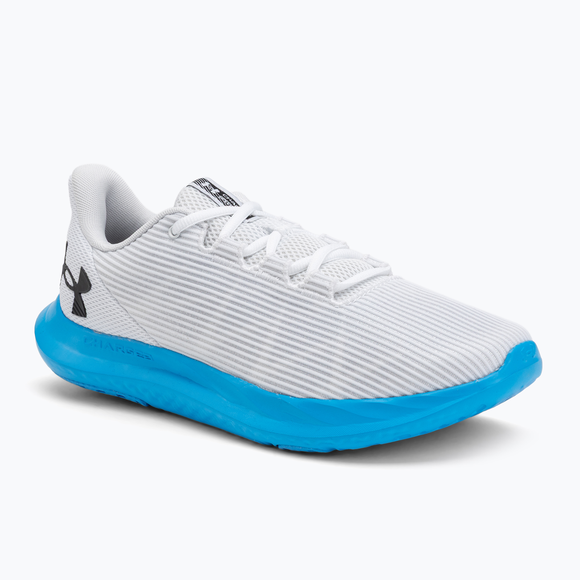 Buty do biegania męskie Under Armour Charged Speed Swift white/electric blue/black 