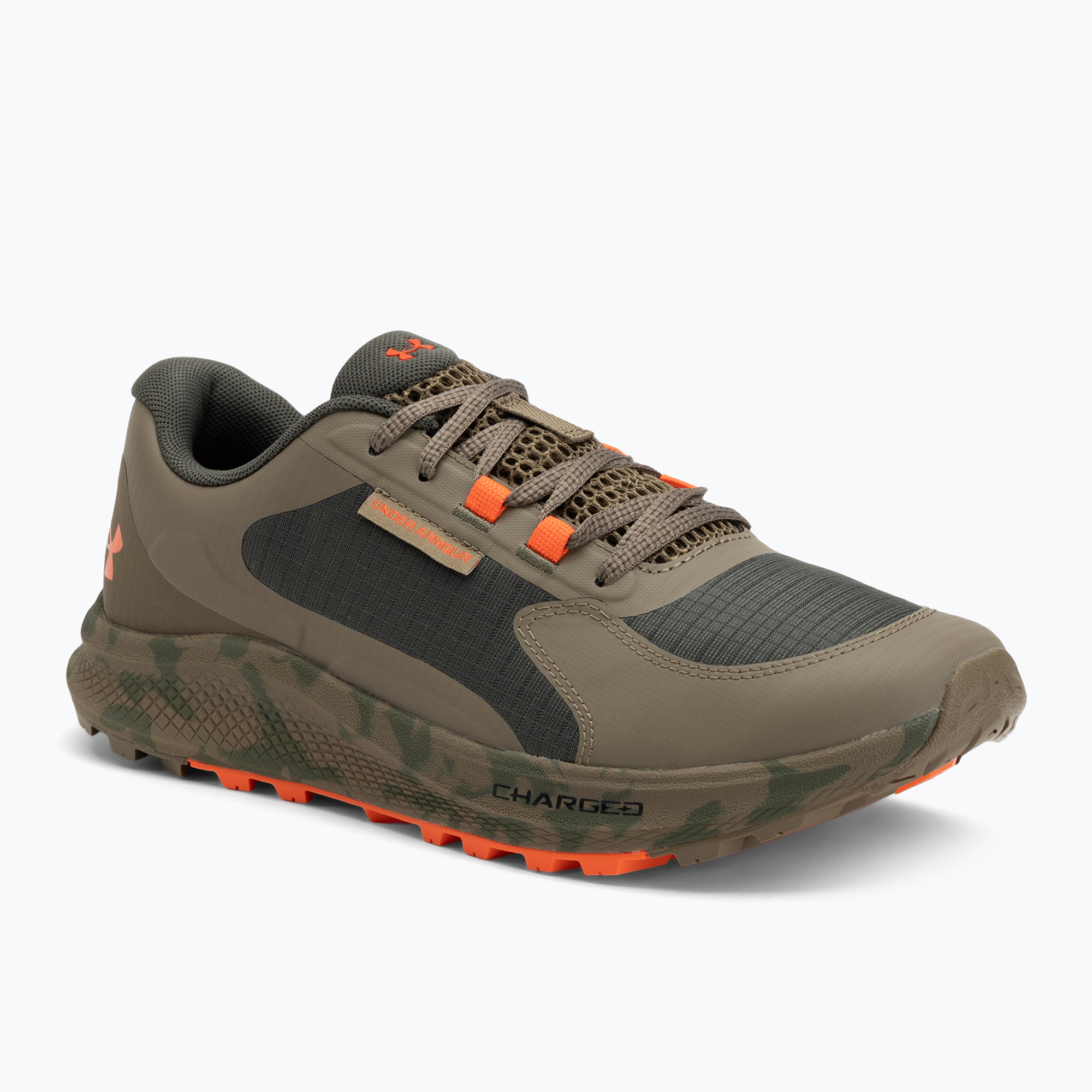 Buty do biegania męskie Under Armour Charged Bandit Trail 3 marine od green/bayou/ares red 