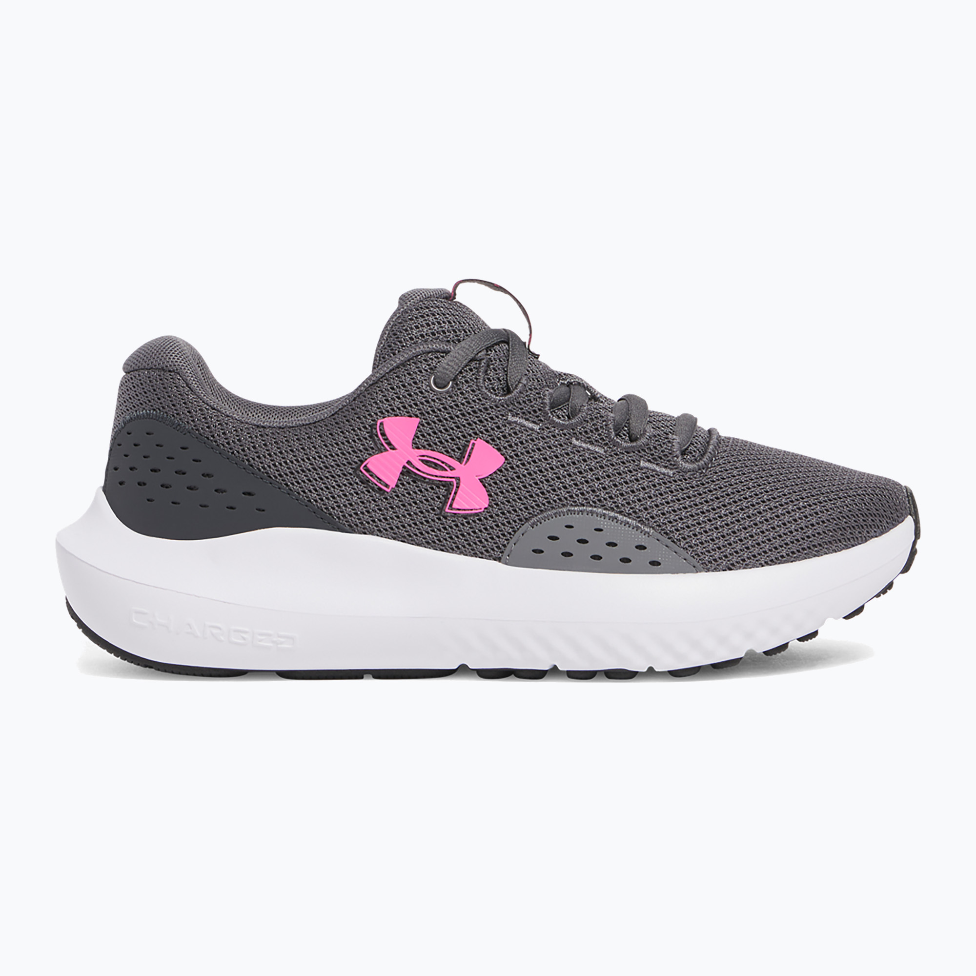 Buty do biegania damskie Under Armour Charged Surge 4 castlerock/anthracite/aero pink | WYSYŁKA W 24H | 30 DNI NA ZWROT