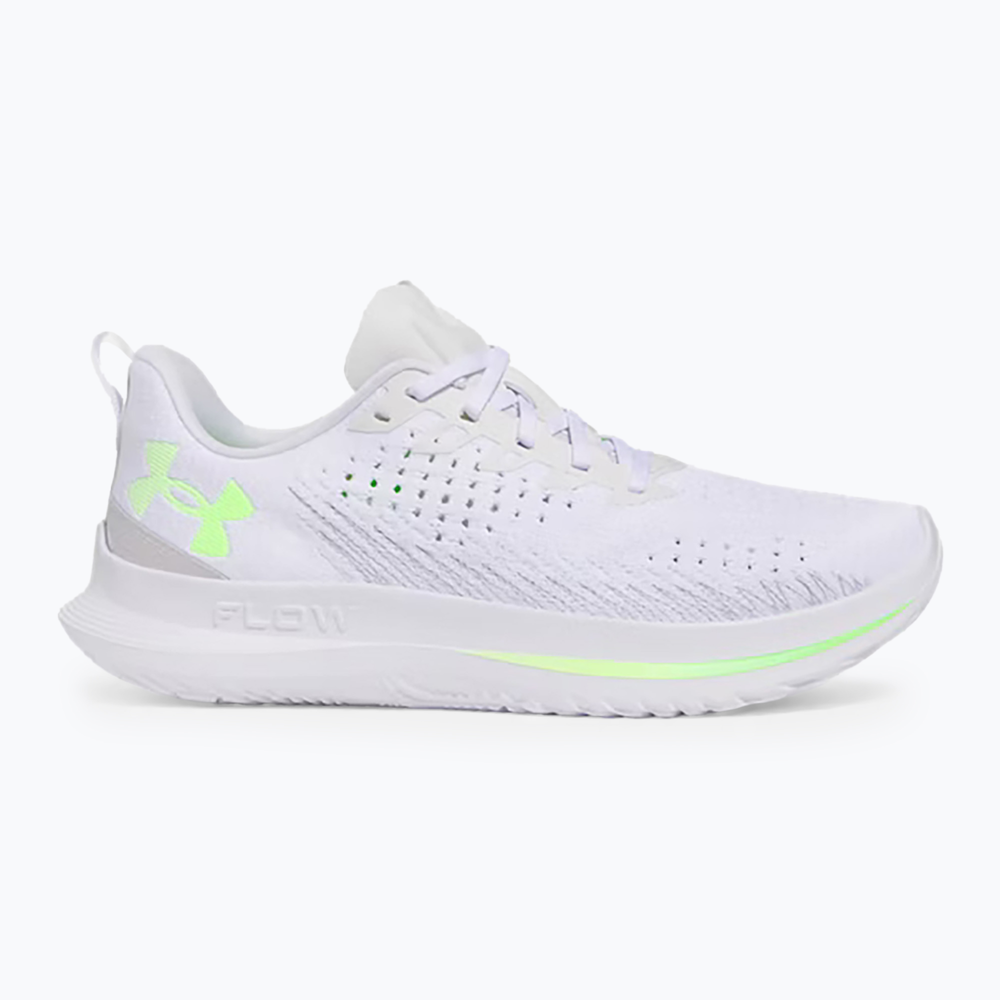 Buty do biegania męskie Under Armour Velociti 4 white/white/hyper green | WYSYŁKA W 24H | 30 DNI NA ZWROT