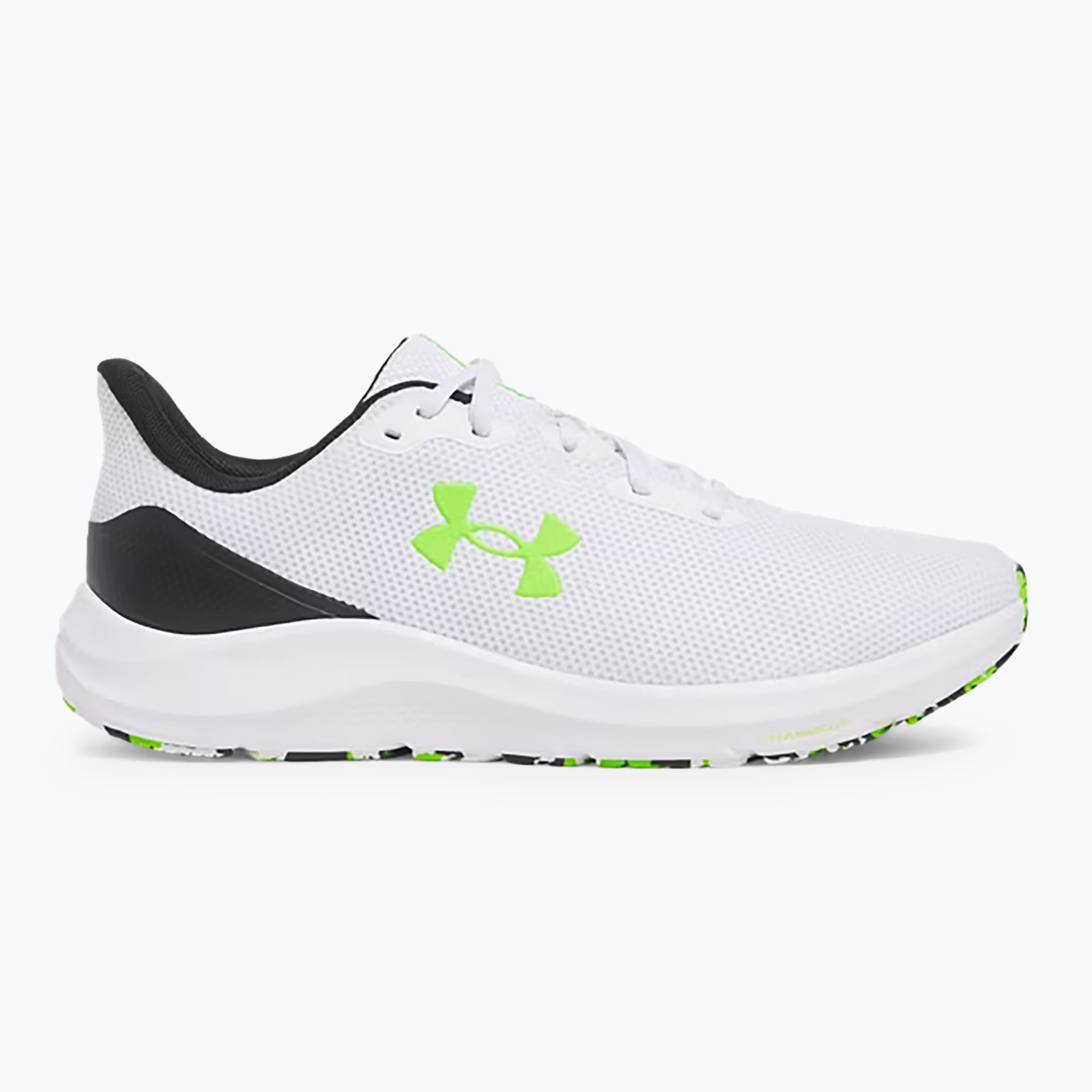 Buty do biegania męskie Under Armour Charged Pursuit 4 white/black/hyper green | WYSYŁKA W 24H | 30 DNI NA ZWROT