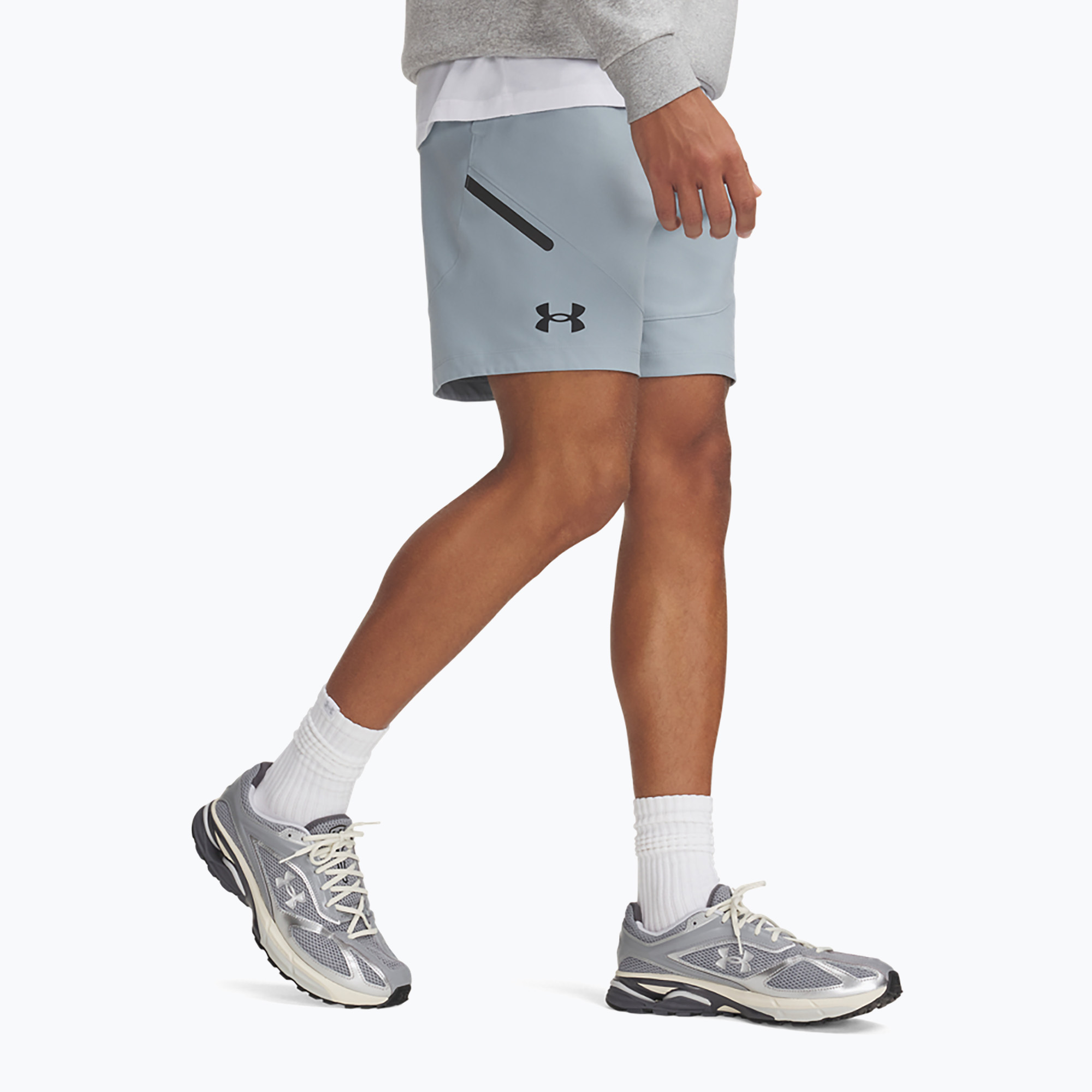 Spodenki męskie Under Armour Unstoppable harbor blue/black | WYSYŁKA W 24H | 30 DNI NA ZWROT