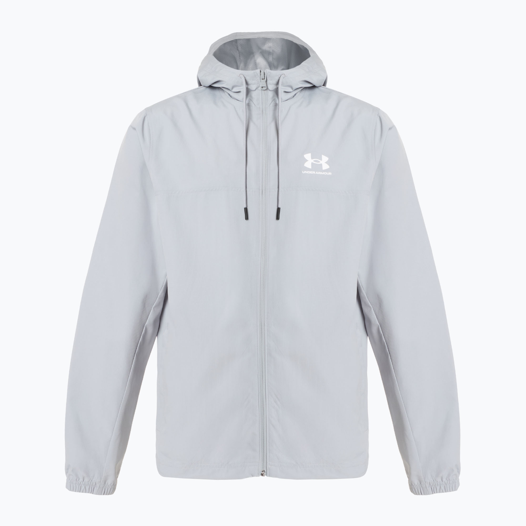 Kurtka męska Under Armour Rival Woven Windbreaker mod gray/mod gray/white | WYSYŁKA W 24H | 30 DNI NA ZWROT