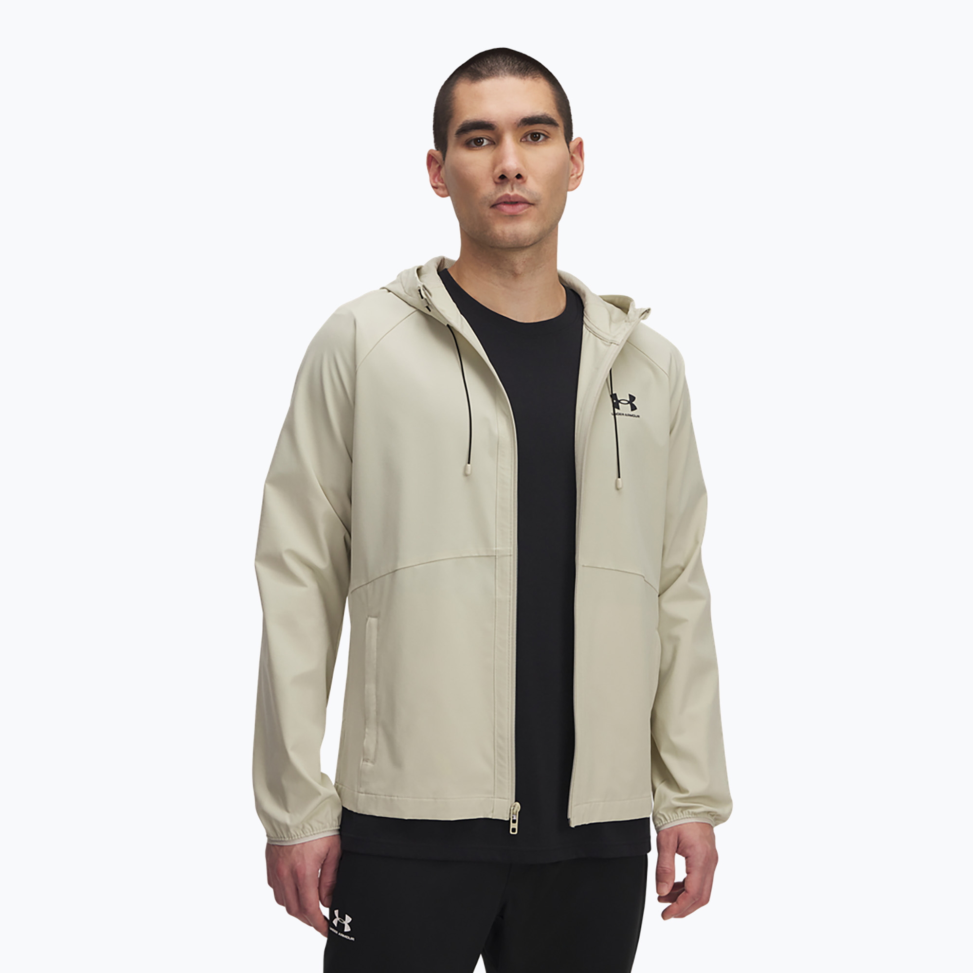 Kurtka treningowa Under Armour Vibe Woven khaki base/black | WYSYŁKA W 24H | 30 DNI NA ZWROT