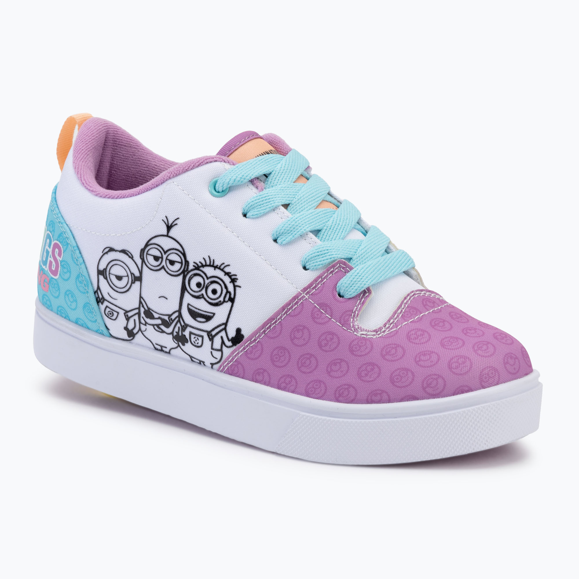 Butorolki dziecięce Heelys Minions Ezzential white/purple/sky blue 