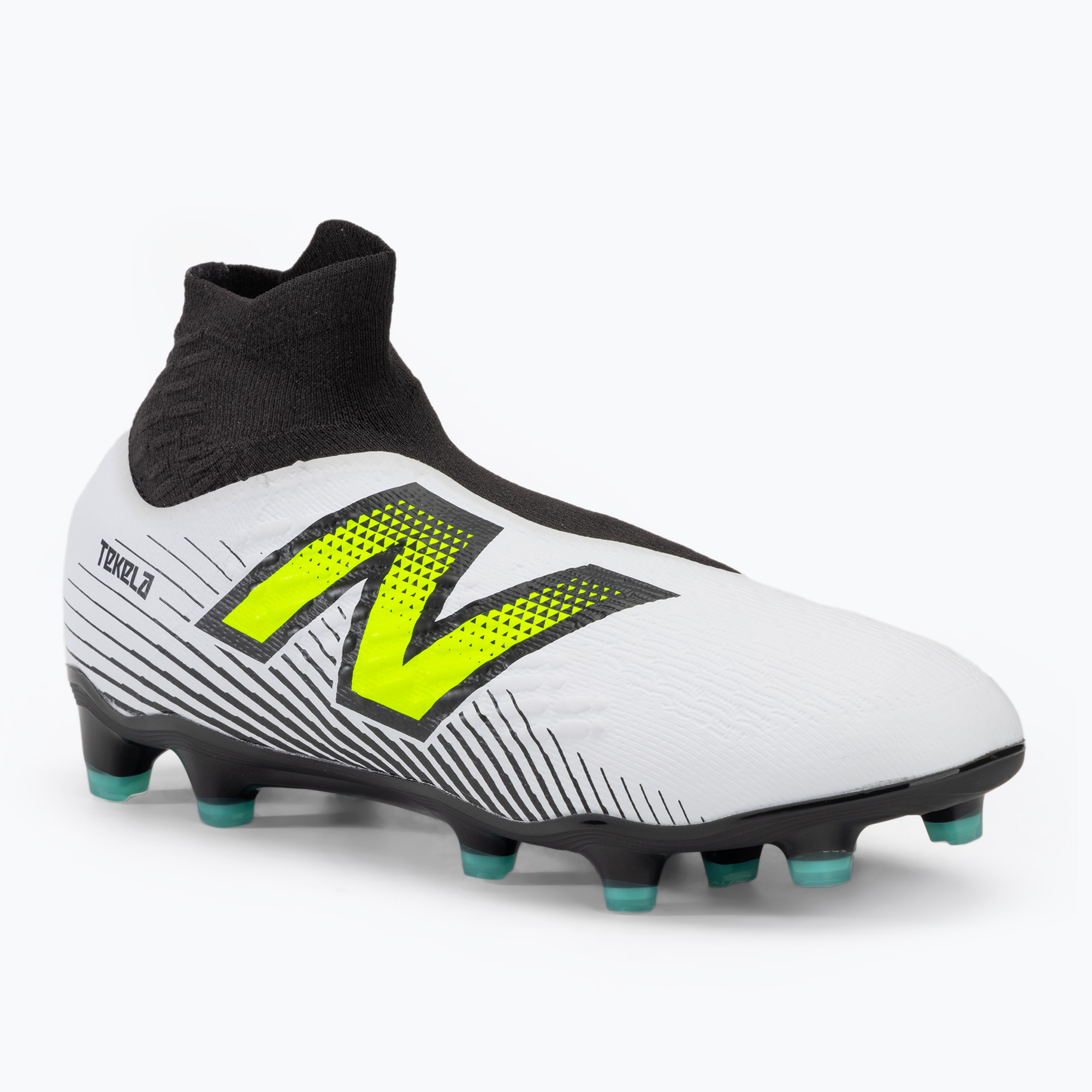 Buty piłkarskie męskie New Balance Tekela Magia V4+ FG white | WYSYŁKA W 24H | 30 DNI NA ZWROT