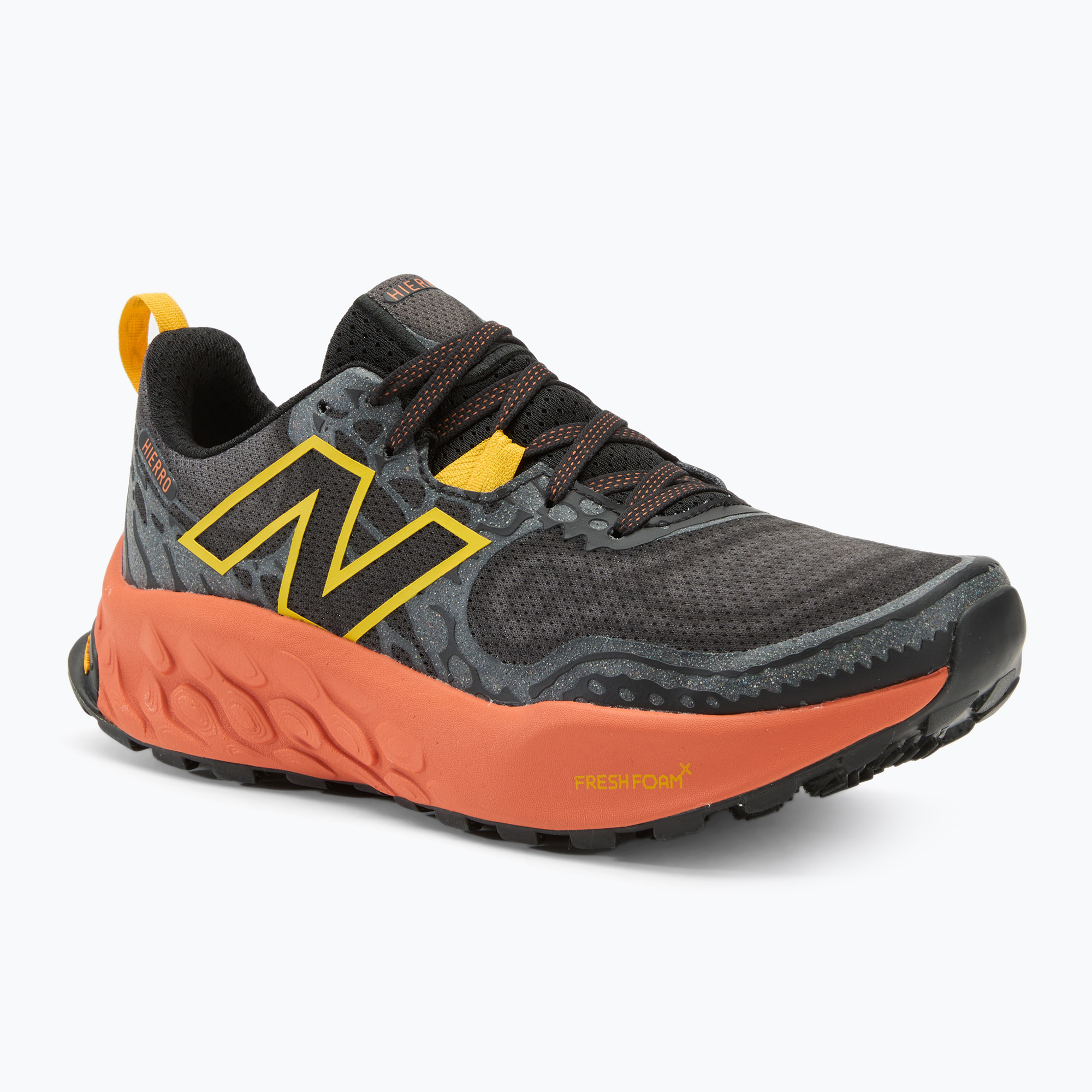 Buty do biegania męskie New Balance Fresh Foam X Hierro v8 black/yellow | WYSYŁKA W 24H | 30 DNI NA ZWROT