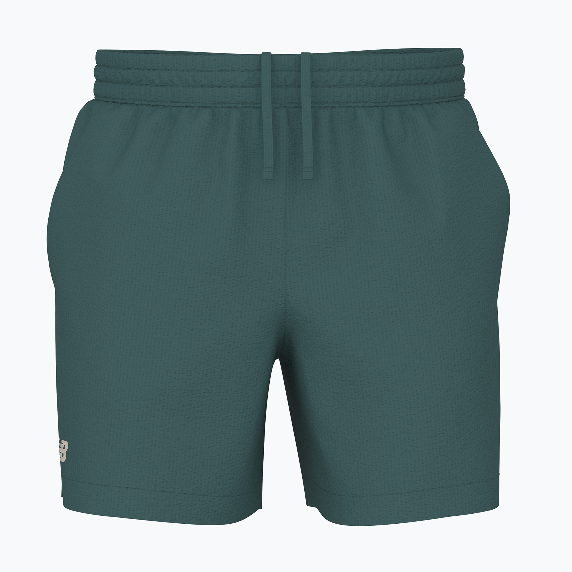 Spodenki tenisowe męskie New Balance Tournament Seersucker Short new spruc 