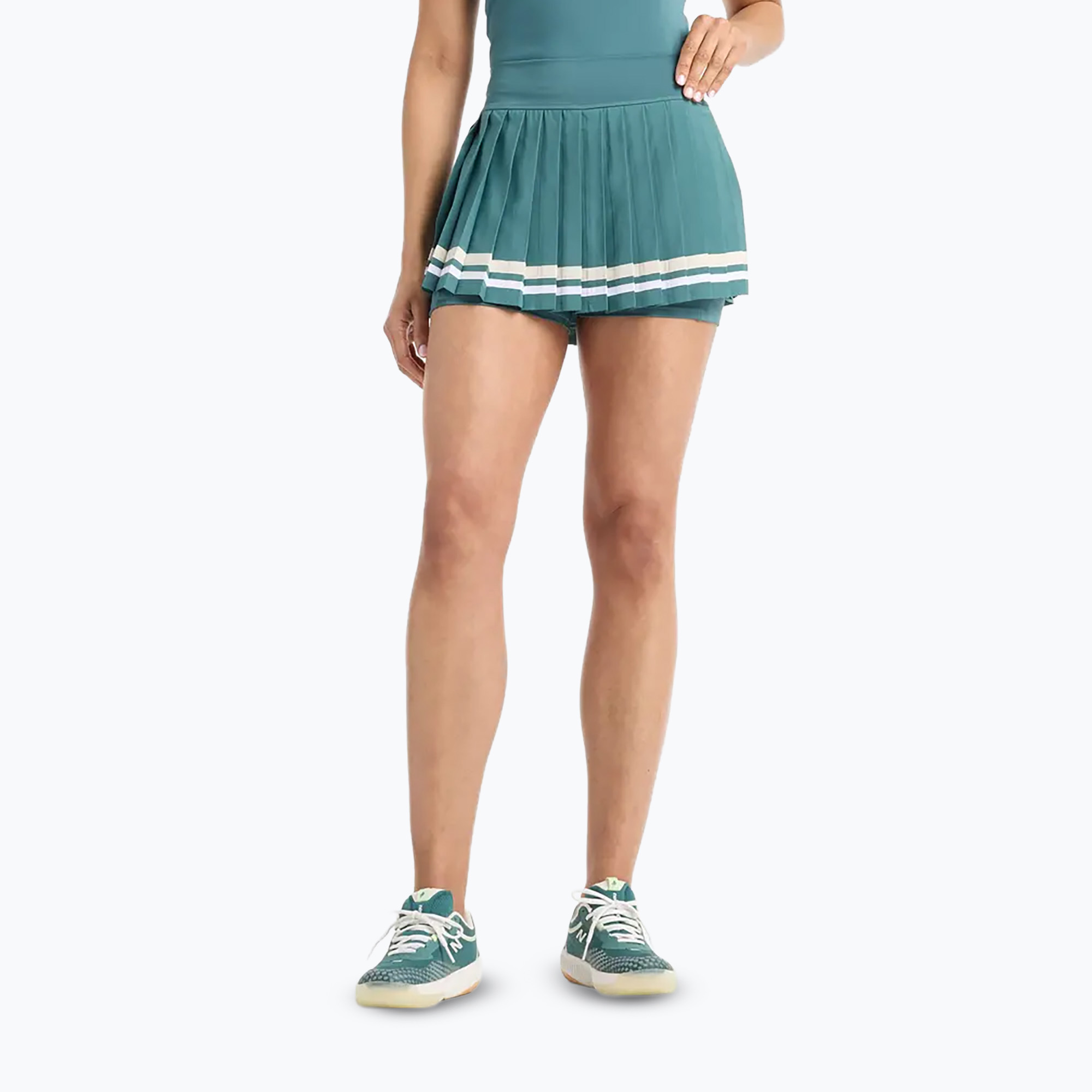 Spódnica tenisowa damska New Balance Tournament Novelty W new spruce 