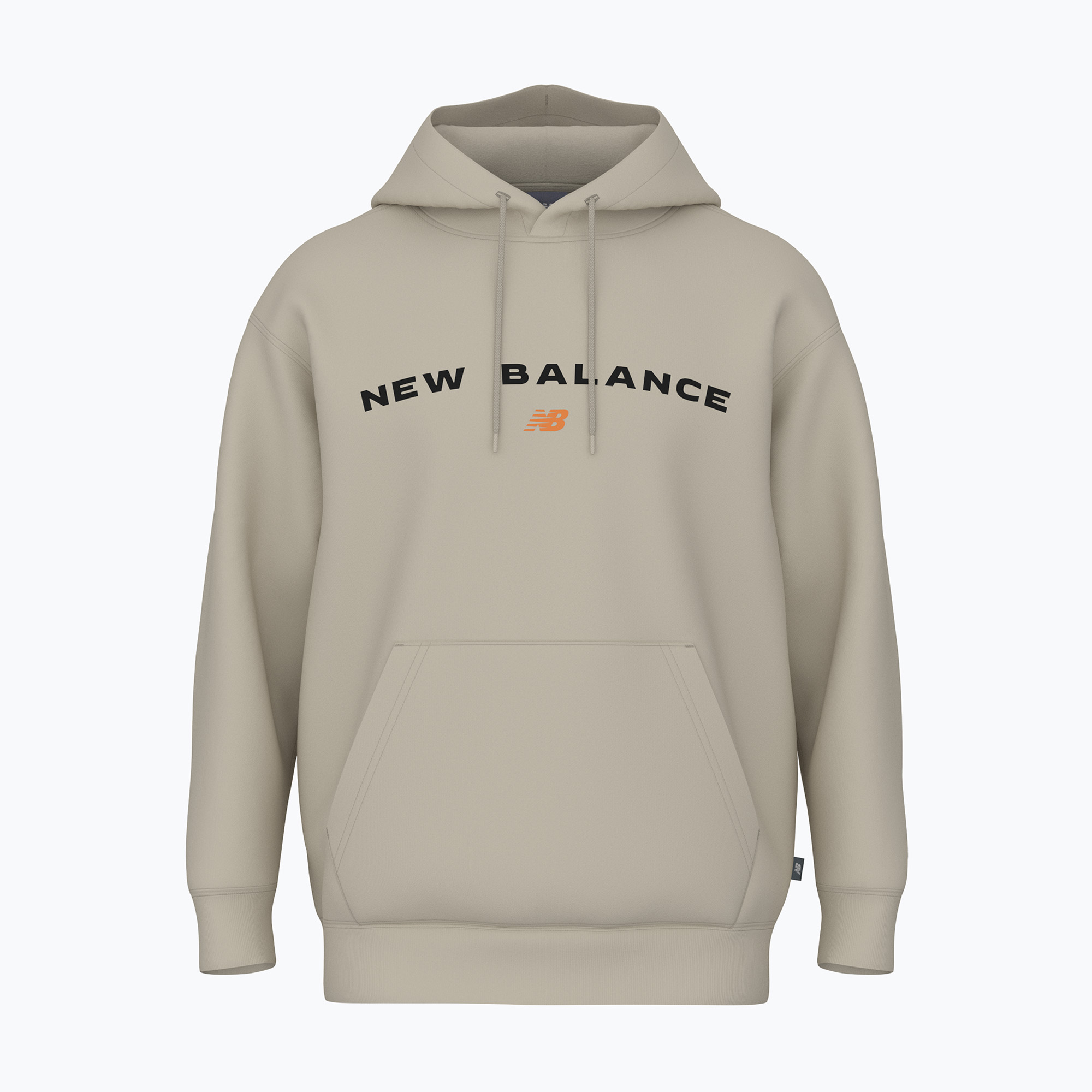 Bluza męska New Balance Reimagine Fleece Hraphic Hoody timberwolff 