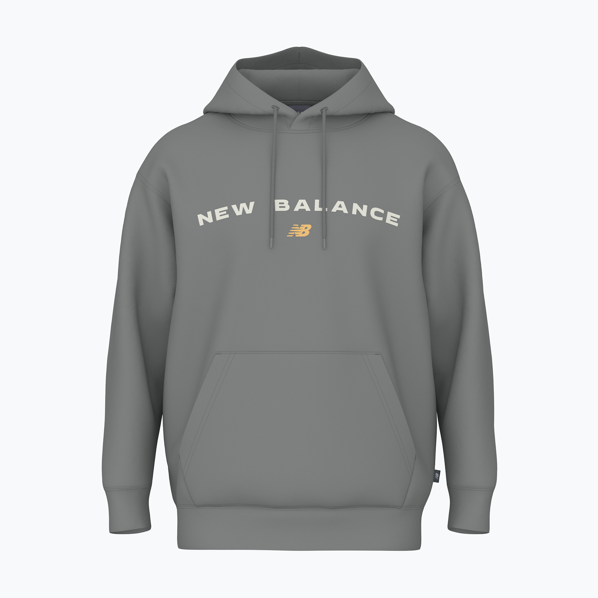 Bluza męska New Balance Reimagine Fleece Hraphic Hoody slategrey | WYSYŁKA W 24H | 30 DNI NA ZWROT