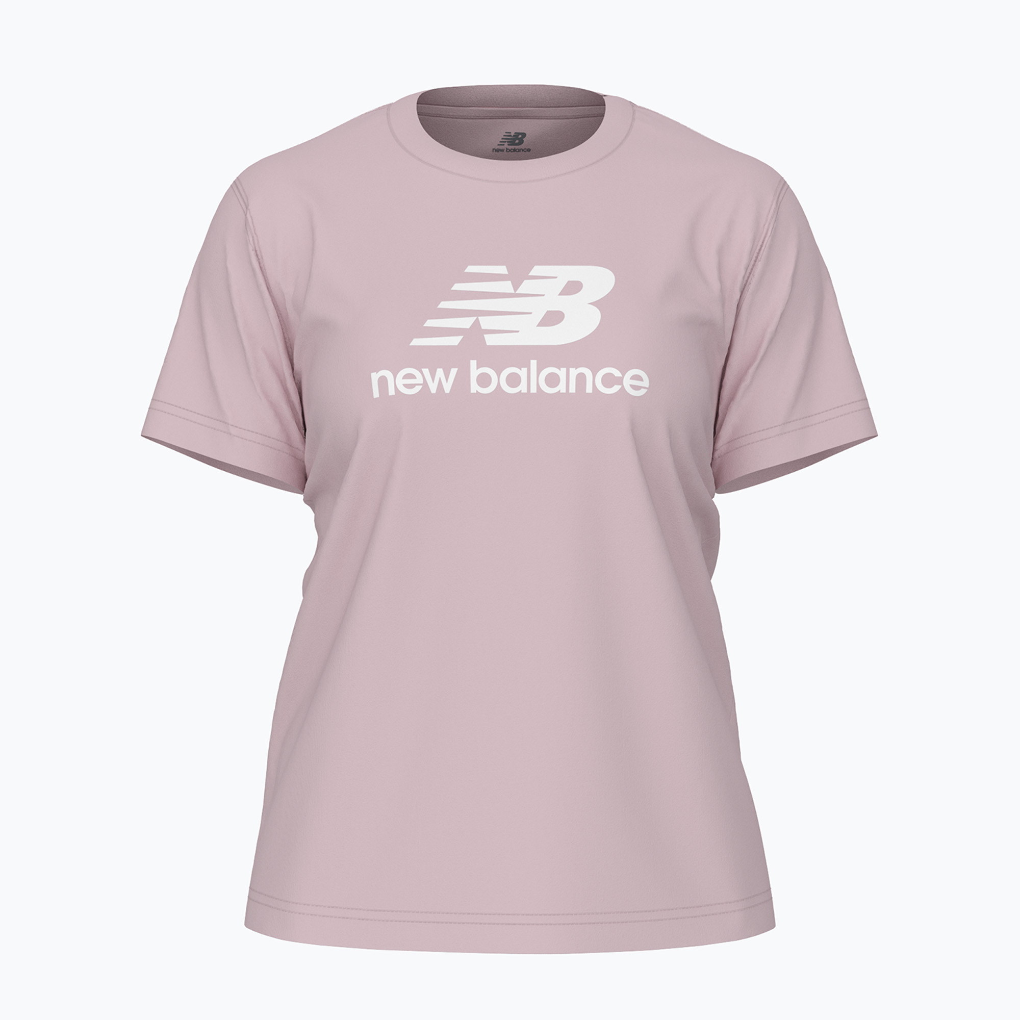 Koszulka damska New Balance Jersey Stacked Logo T-Shirt rosesugar | WYSYŁKA W 24H | 30 DNI NA ZWROT