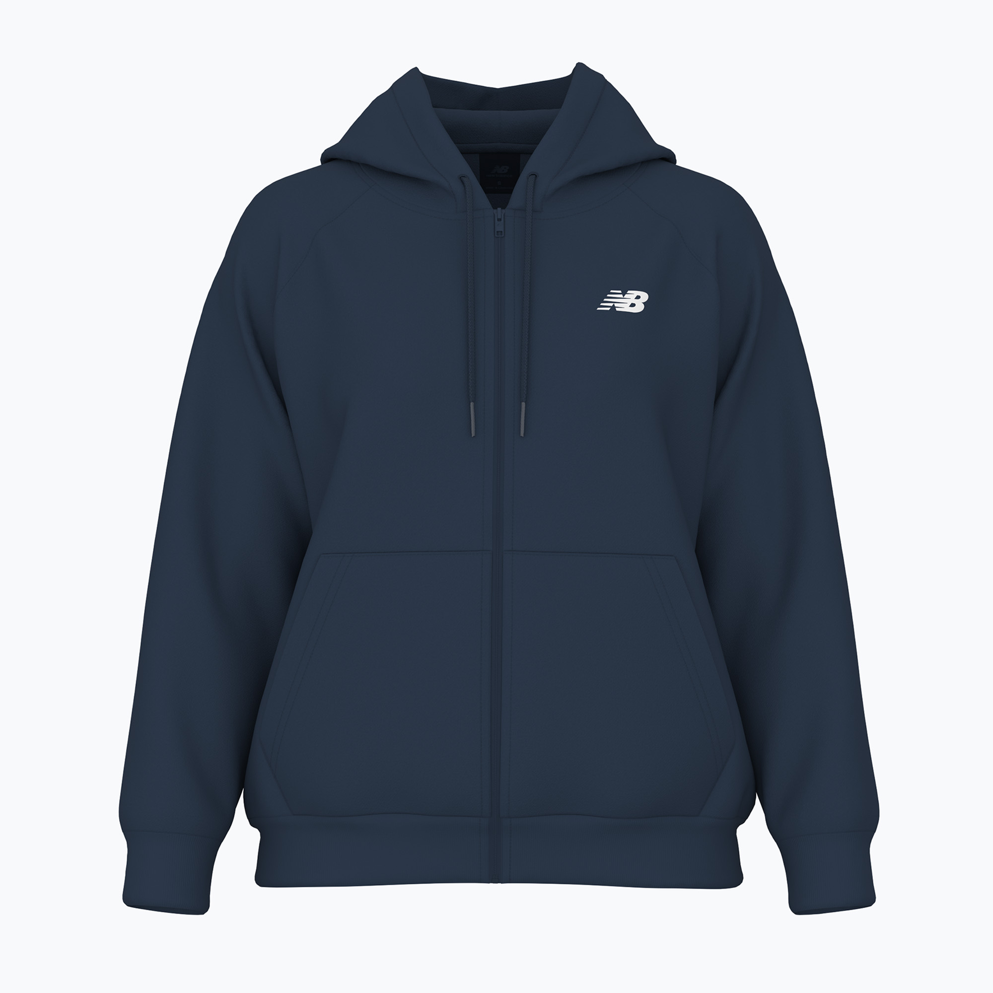 Bluza damska New Balance Fleece Logo Full Zip athletic nb navy | WYSYŁKA W 24H | 30 DNI NA ZWROT