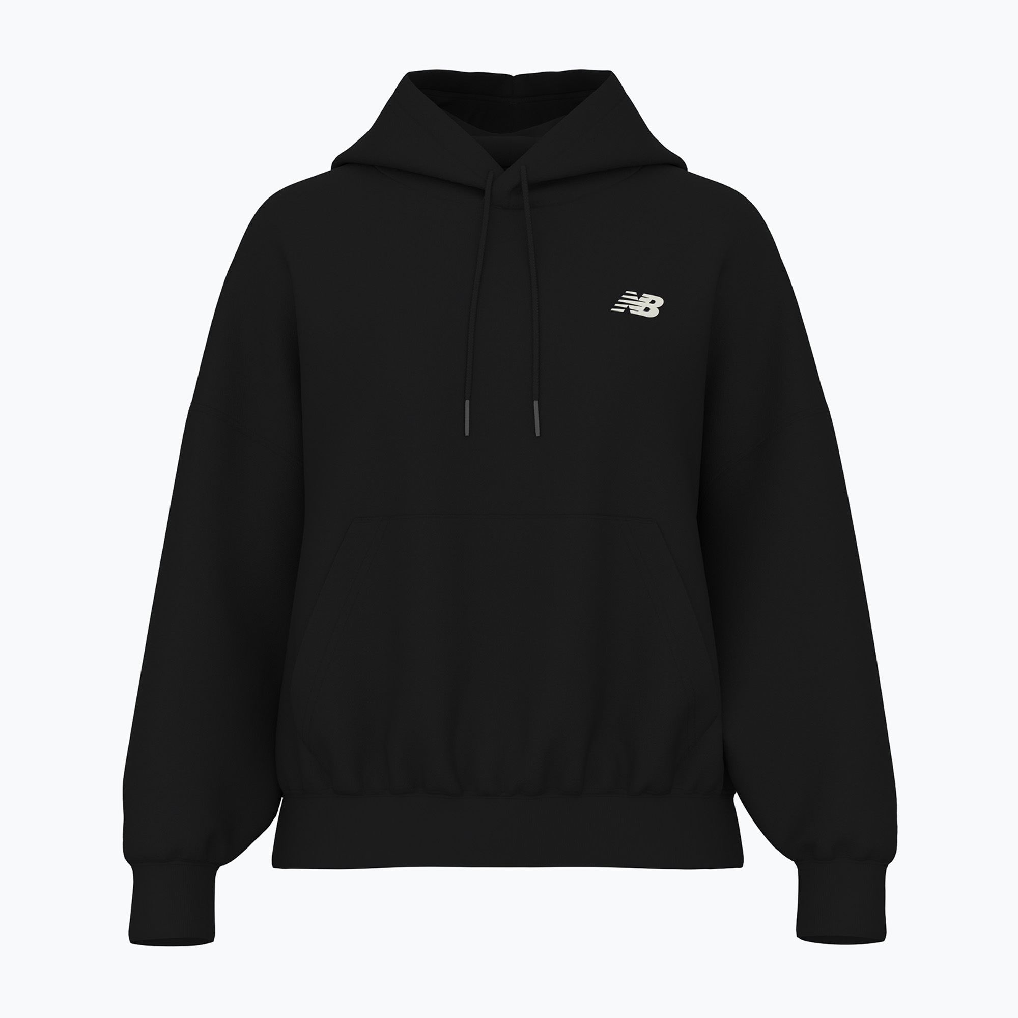 Bluza damska New Balance Reimagine Fleece Hoodie black | WYSYŁKA W 24H | 30 DNI NA ZWROT