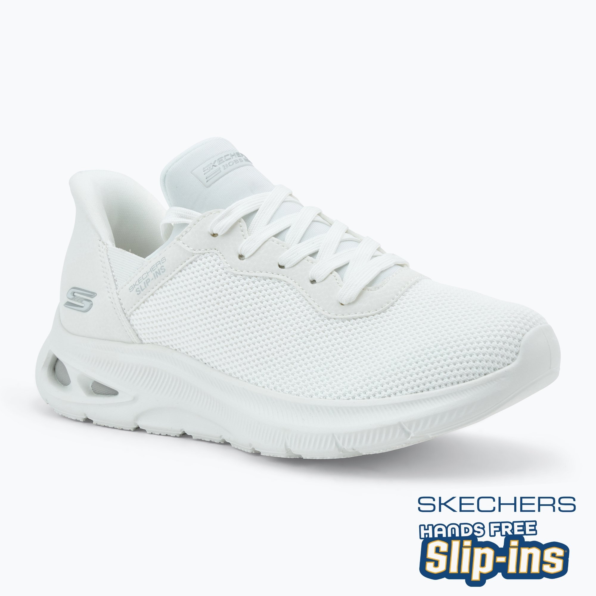 Buty damskie SKECHERS Bobs Sport Unity Pinch Of Luck off white 