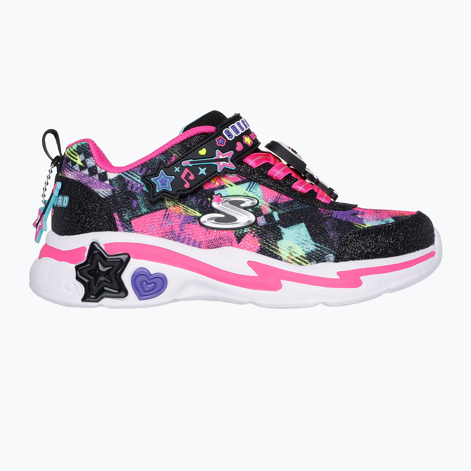 Buty dziecięce Skechers Snuggle Sneaks Skech Squad black/multi 