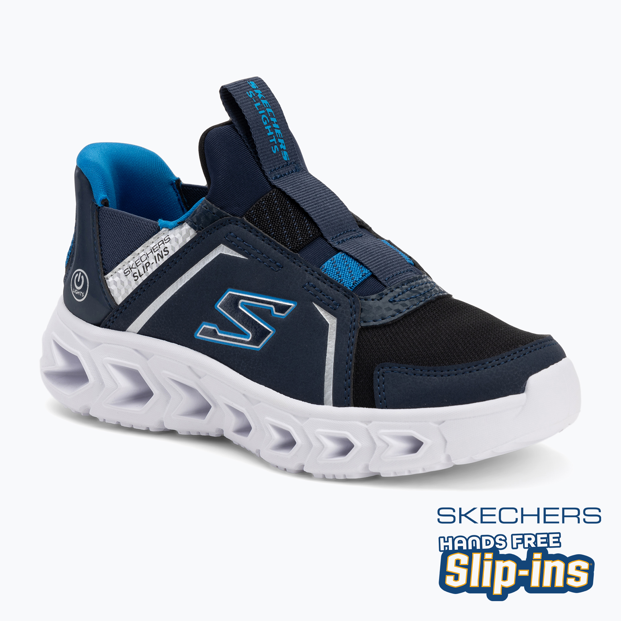 Buty dziecięce SKECHERS Slip-Ins Hypno-Flash 2.0 navy/black 