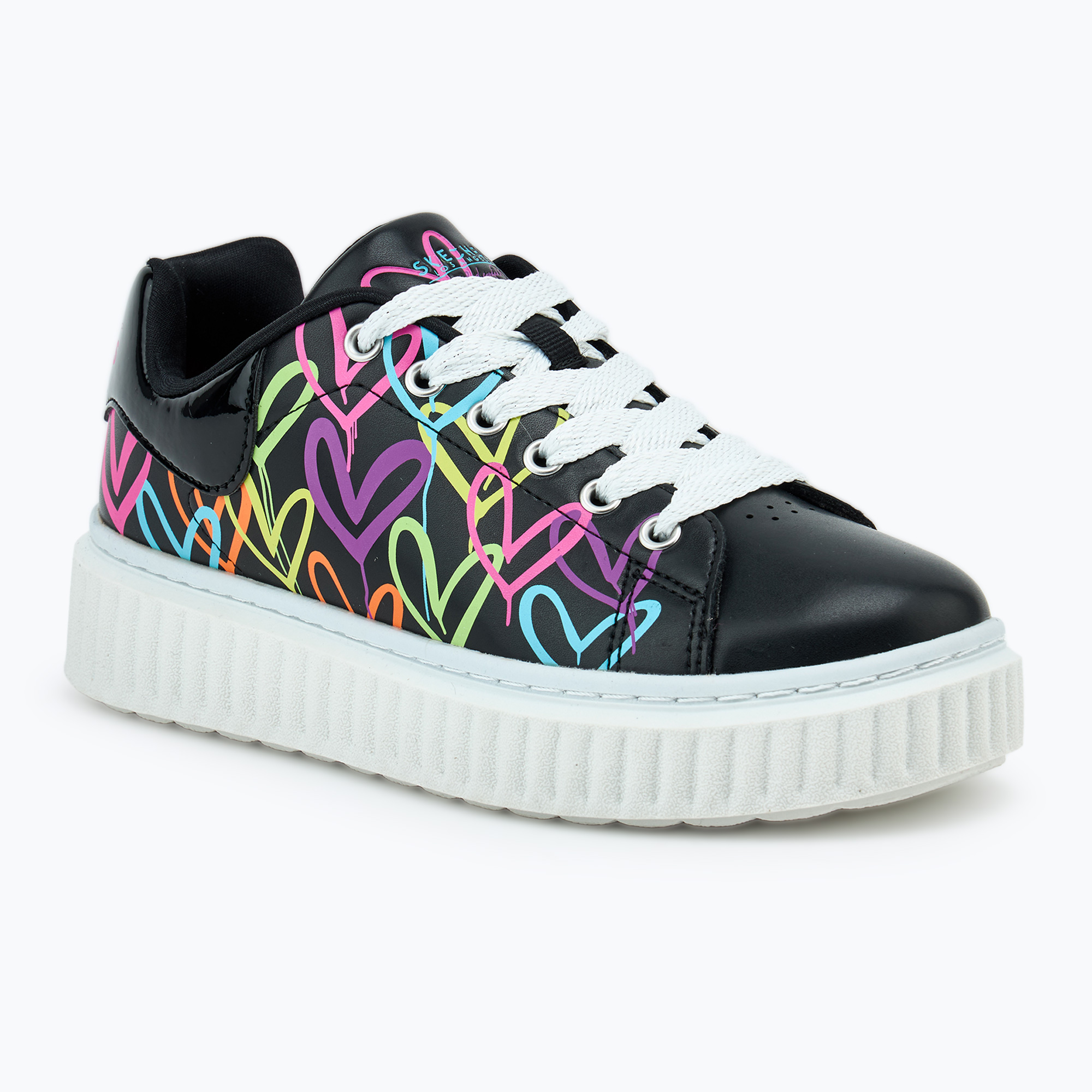 Buty dziecięce SKECHERS Hi Ridge Heart Takeover black/multicolor | WYSYŁKA W 24H | 30 DNI NA ZWROT