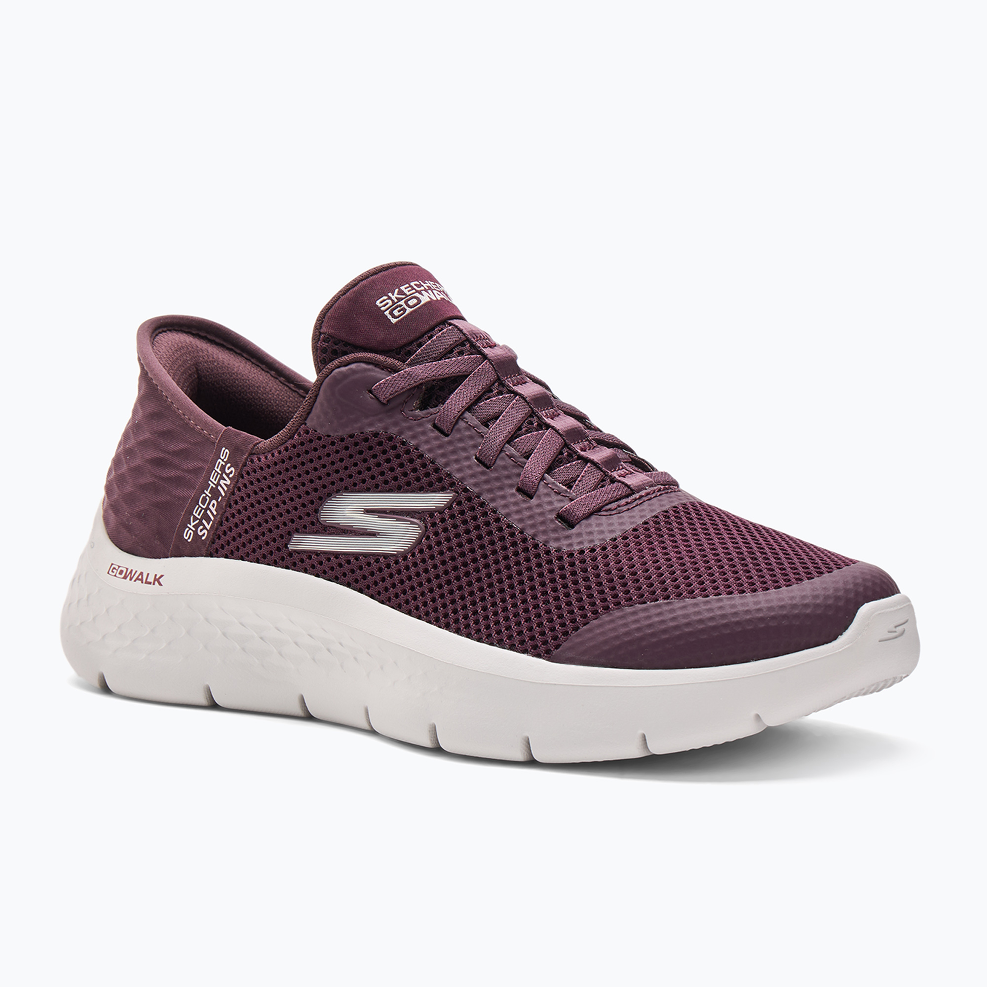 Buty damskie SKECHERS Go Walk Flex Grand Entry burgundy | WYSYŁKA W 24H | 30 DNI NA ZWROT