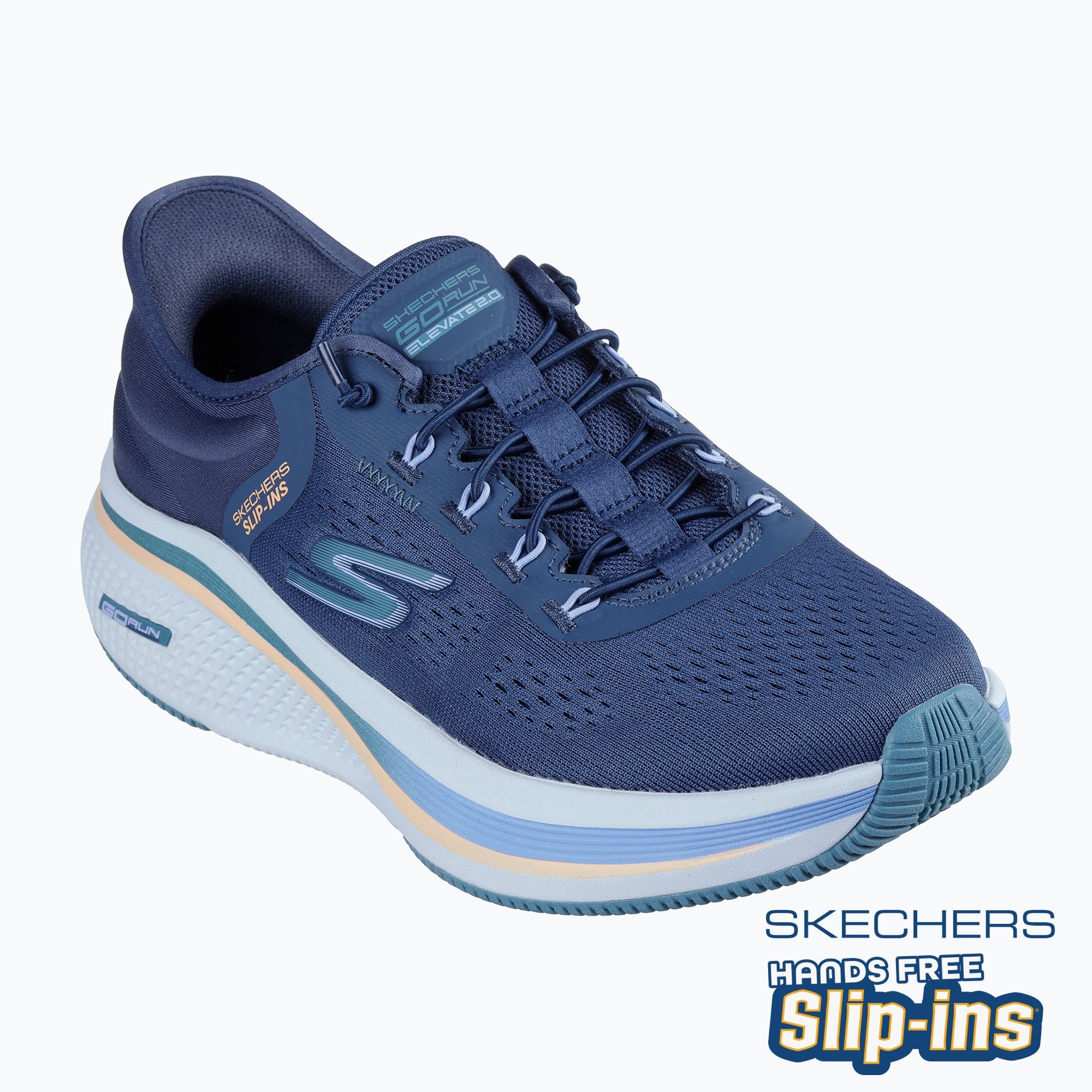 Buty do biegania damskie SKECHERS Go Run Elevate 2.0 Banyan navy 