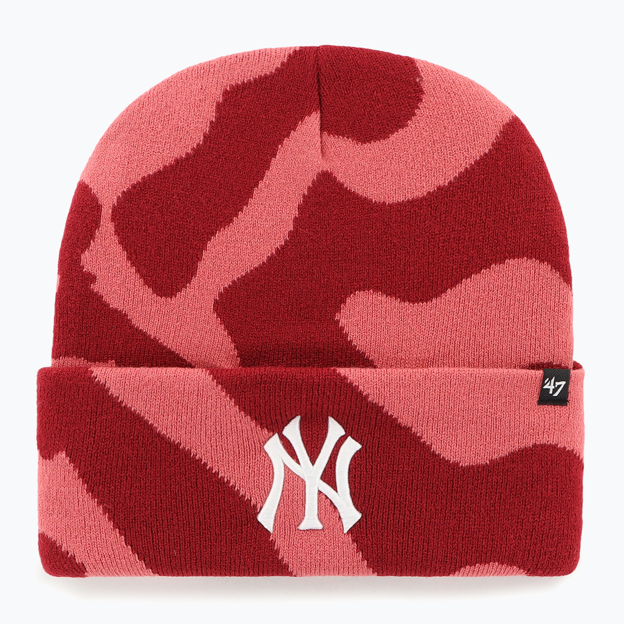 Czapka zimowa 47 Brand MLB New York Yankees Freeform island red | WYSYŁKA W 24H | 30 DNI NA ZWROT