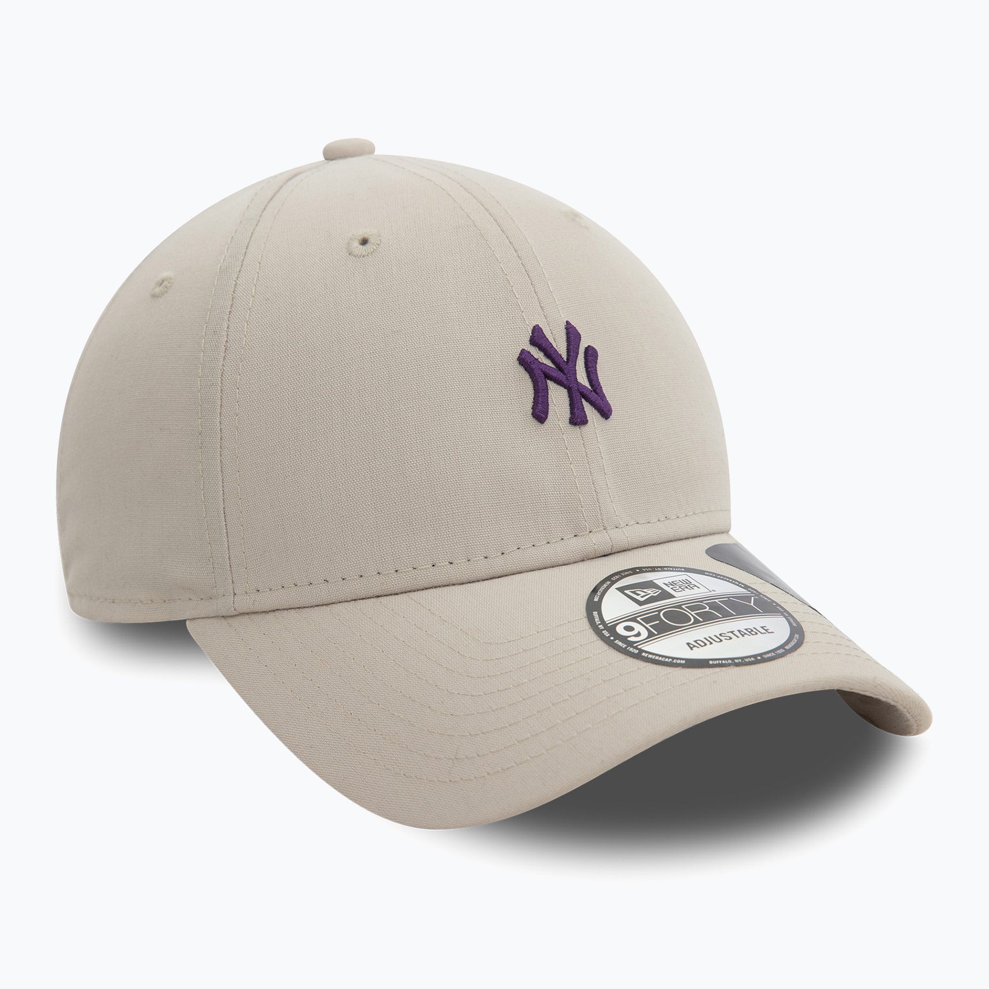 Czapka z daszkiem New Era Repreve Mini Logo 9FORTY New York Yankees light beige | WYSYŁKA W 24H | 30 DNI NA ZWROT