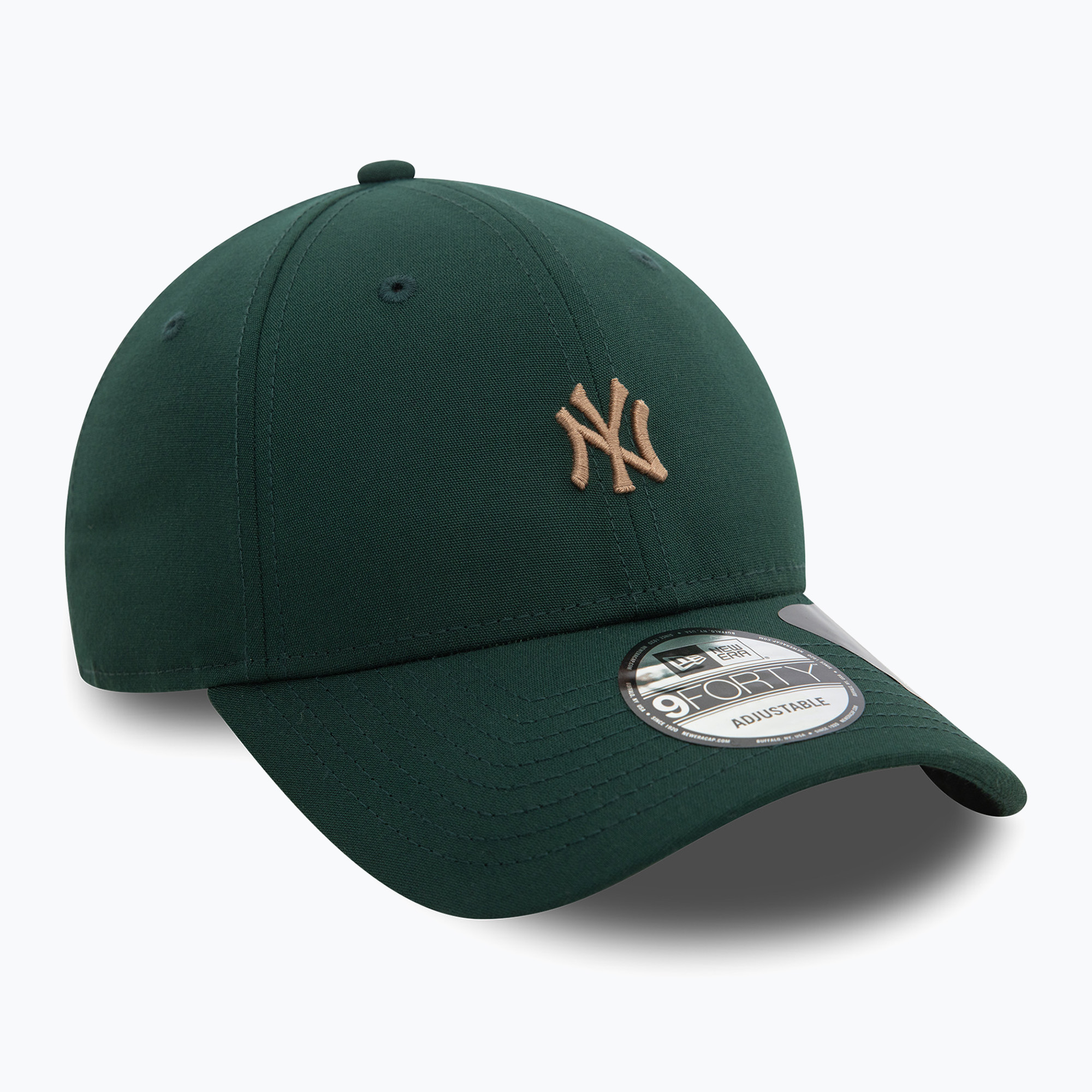 Czapka z daszkiem New Era Repreve Mini Logo 9FORTY New York Yankees dark green | WYSYŁKA W 24H | 30 DNI NA ZWROT