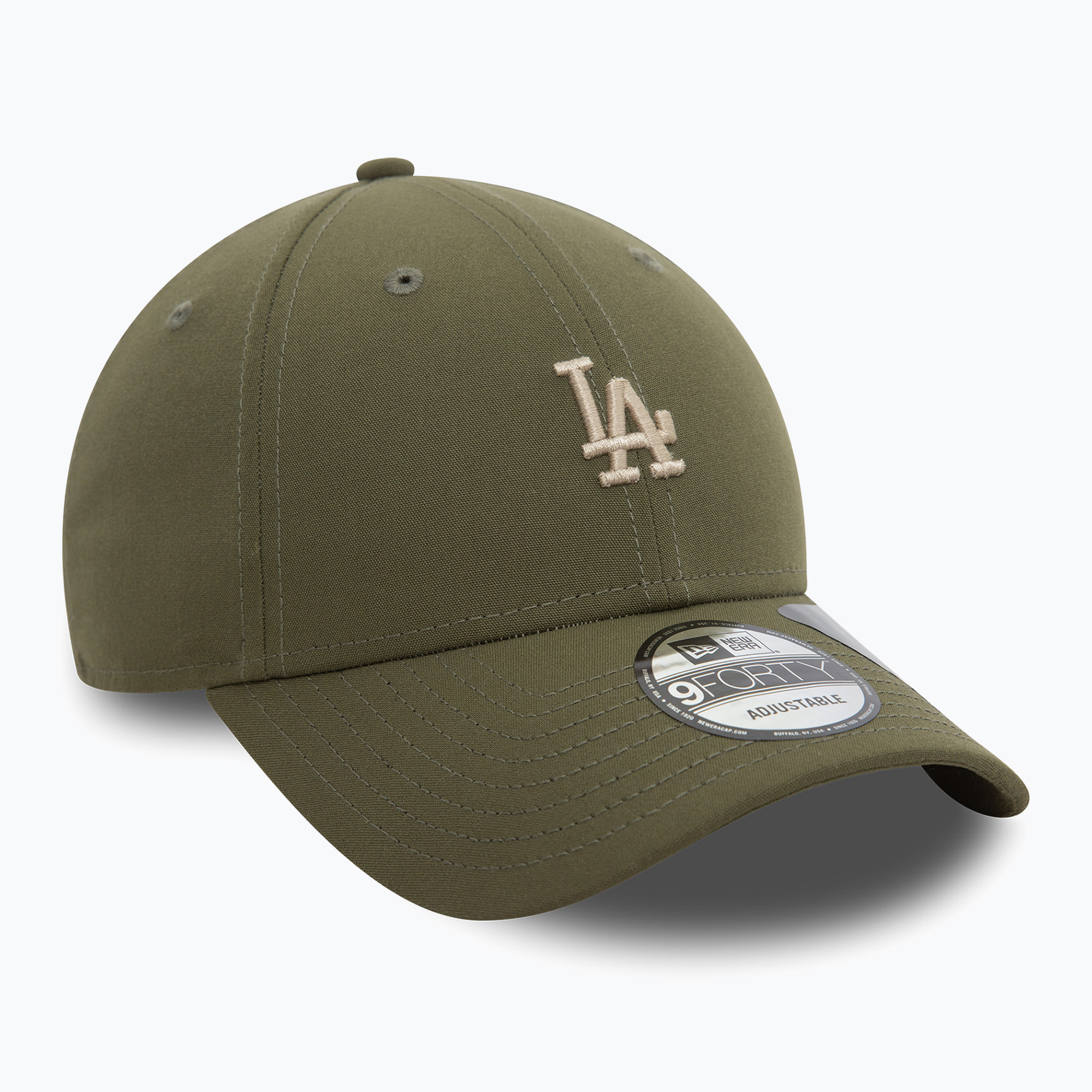 Czapka z daszkiem New Era Repreve Mini Logo 9FORTY Los Angeles Dodgers green | WYSYŁKA W 24H | 30 DNI NA ZWROT