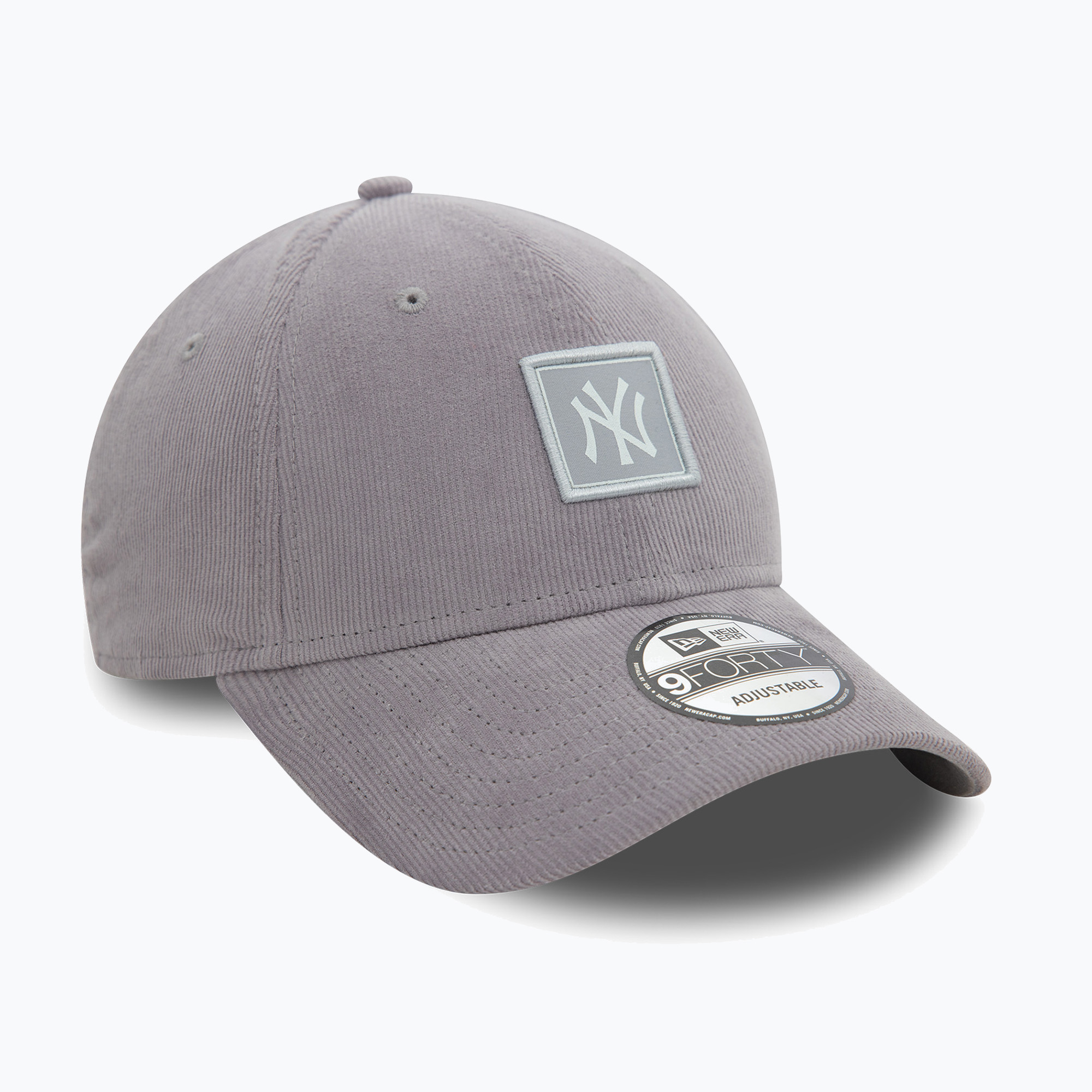 Czapka z daszkiem New Era Cord Patch 9FORTY New York Yankees grey | WYSYŁKA W 24H | 30 DNI NA ZWROT